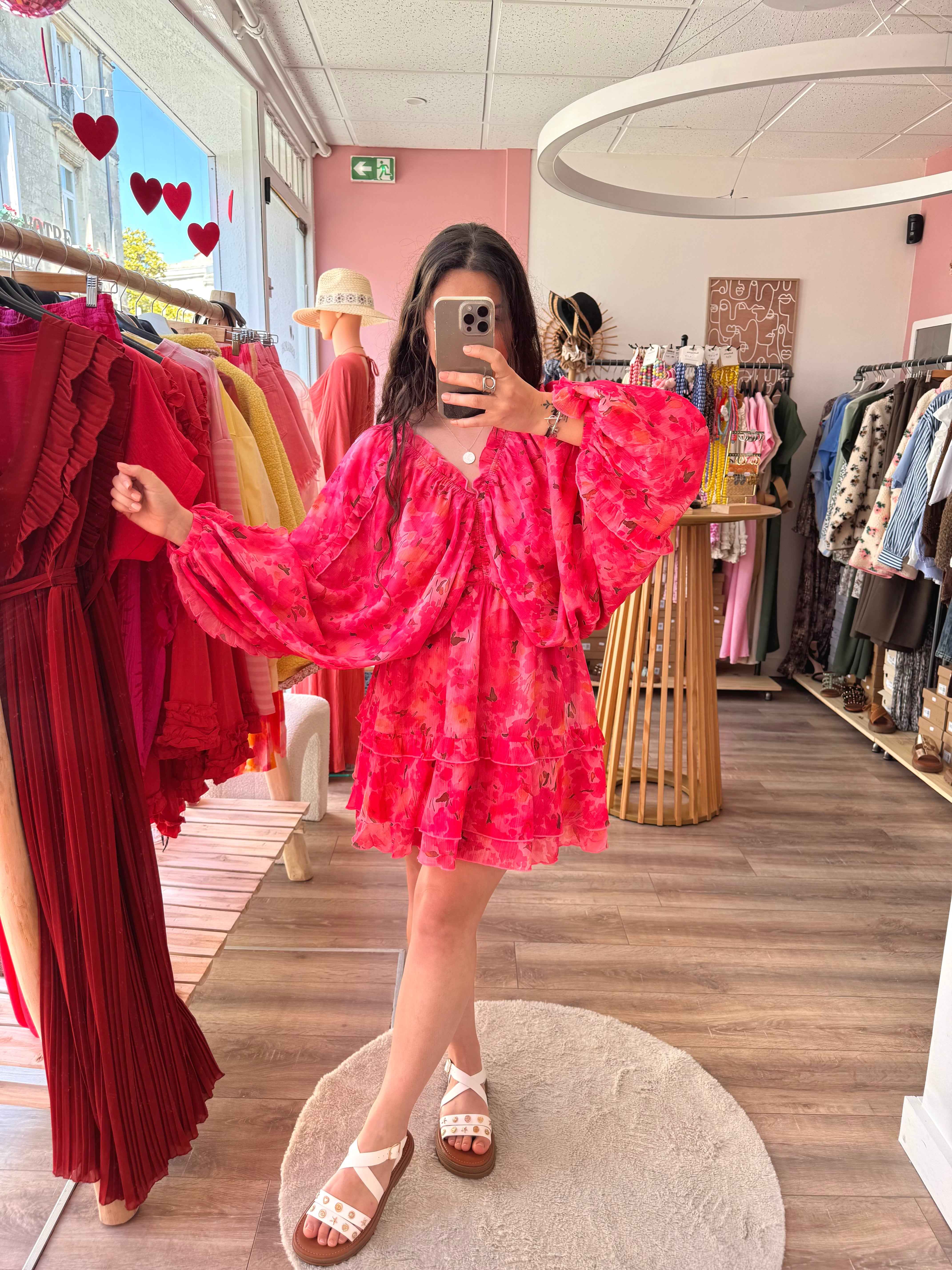 ROBE ROSE BALLON