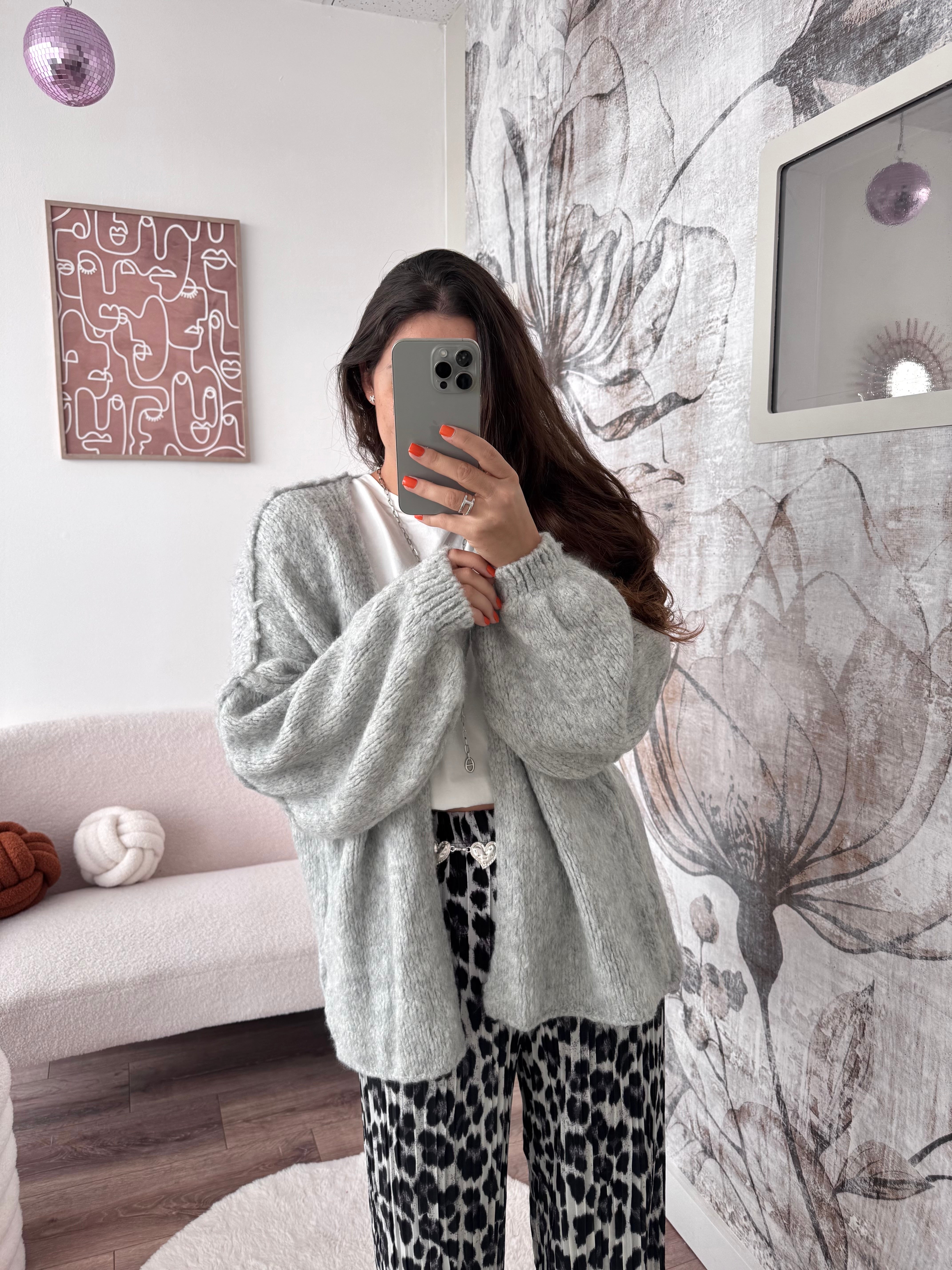 VESTE LÉA GRIS