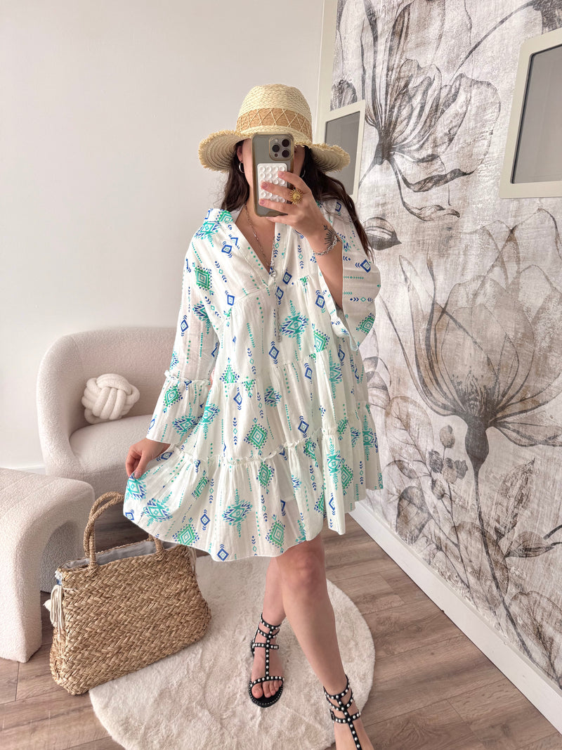 ROBE TURQUOISE