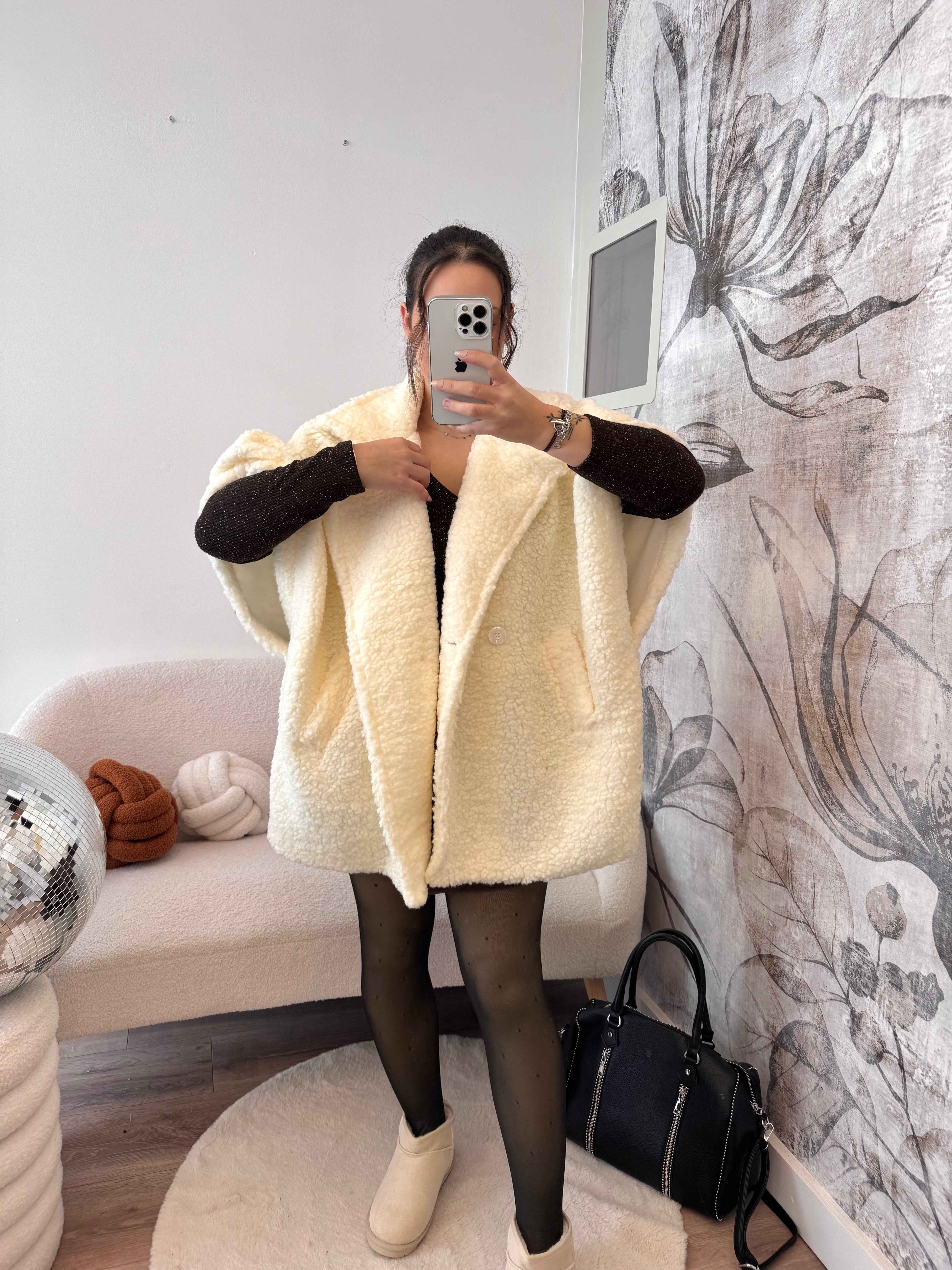 GILET MOUMOUTE SANS MANCHE BEIGE