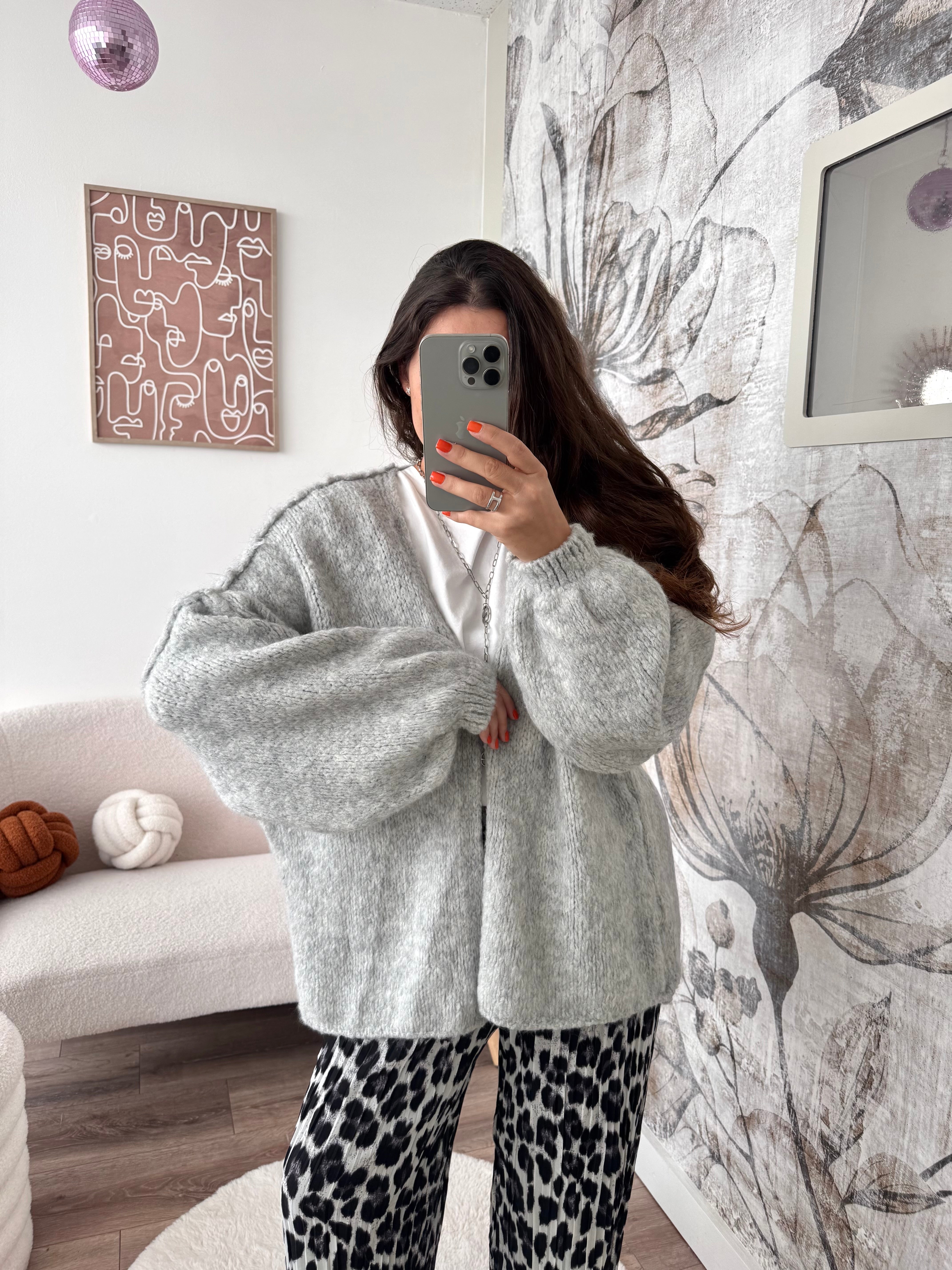 VESTE LÉA GRIS