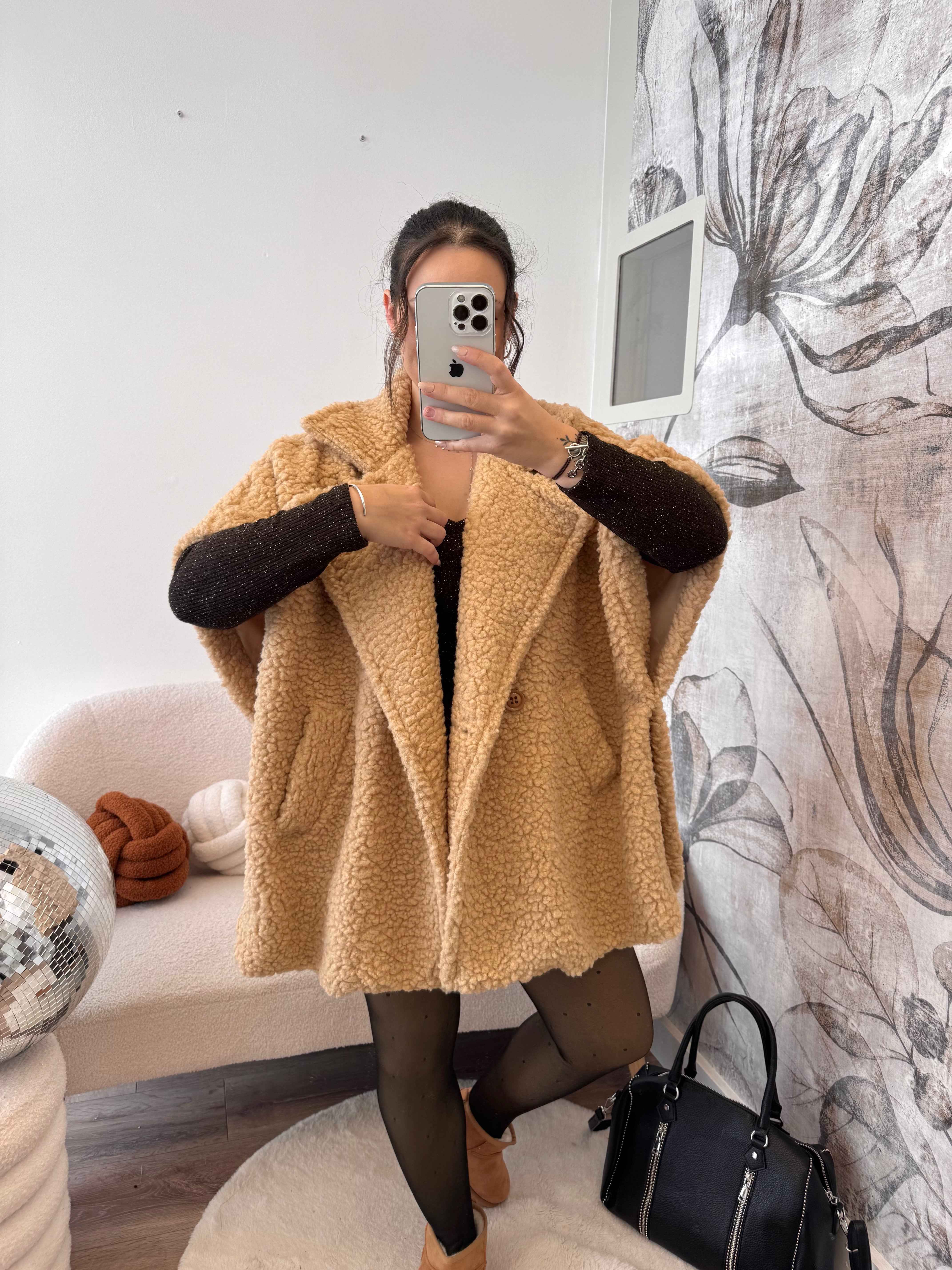 GILET MOUMOUTE SANS MANCHE CAMEL