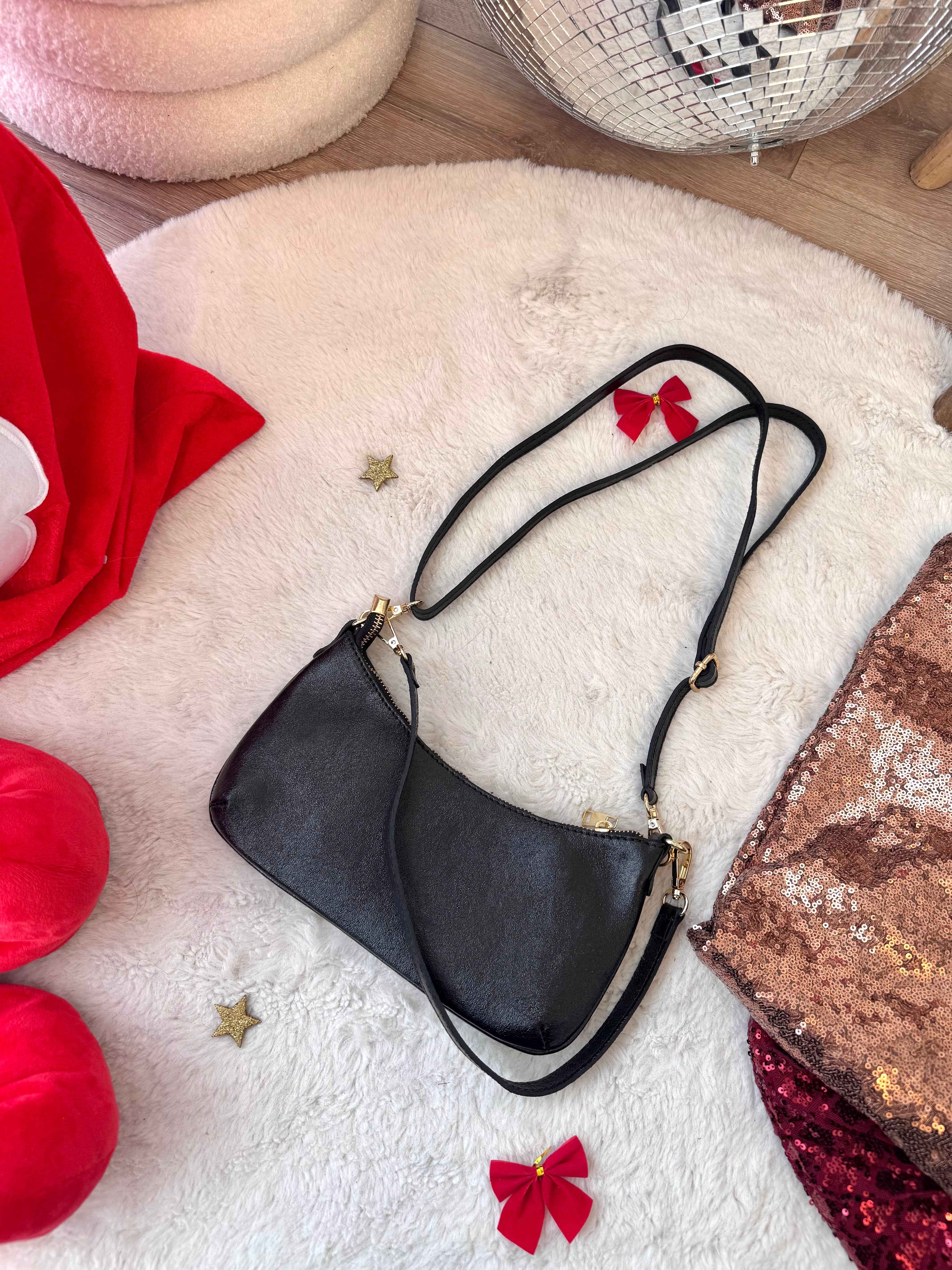 SAC STAR NOIR 100% CUIR