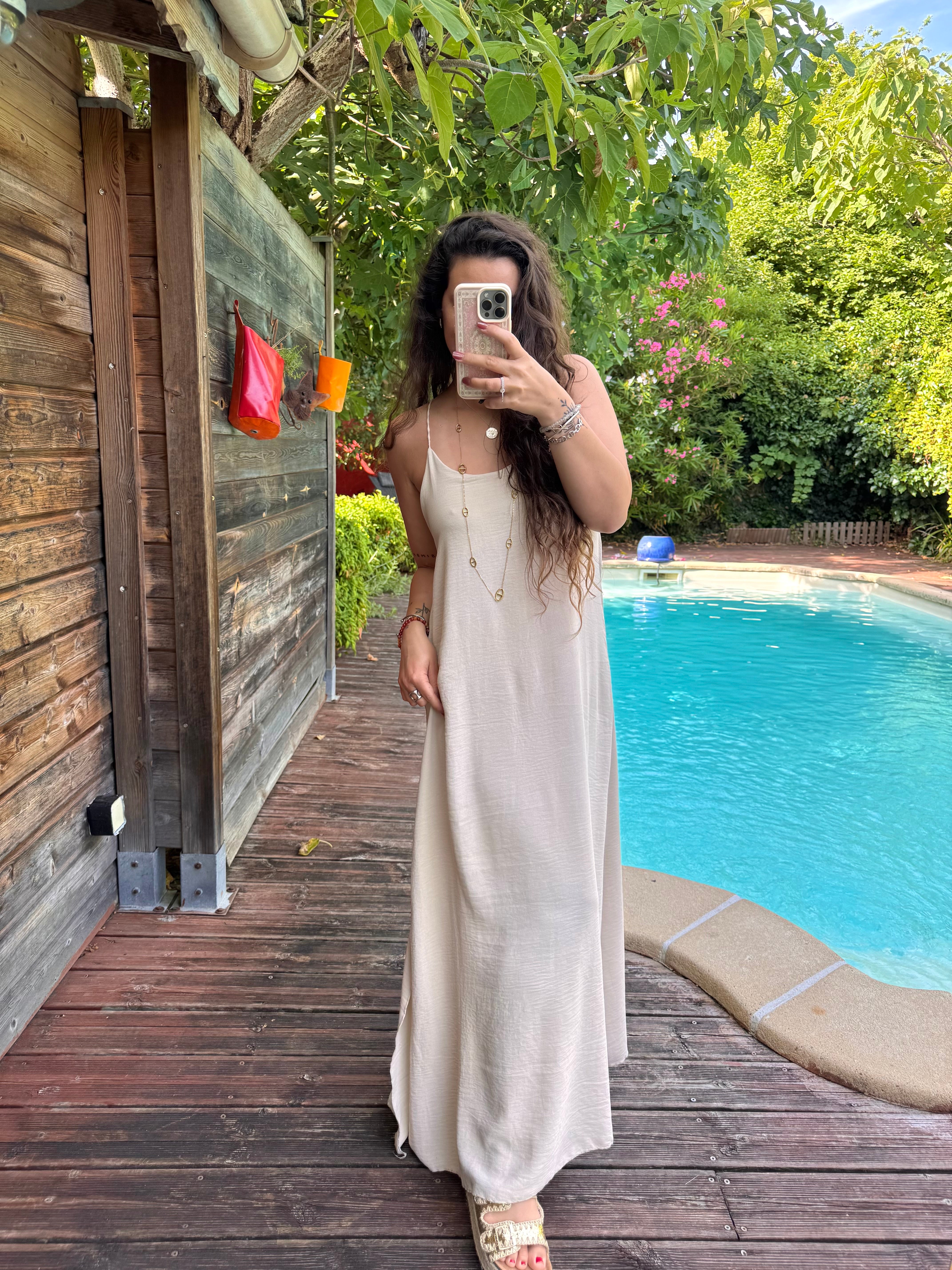 ROBE FLUIDE BEIGE