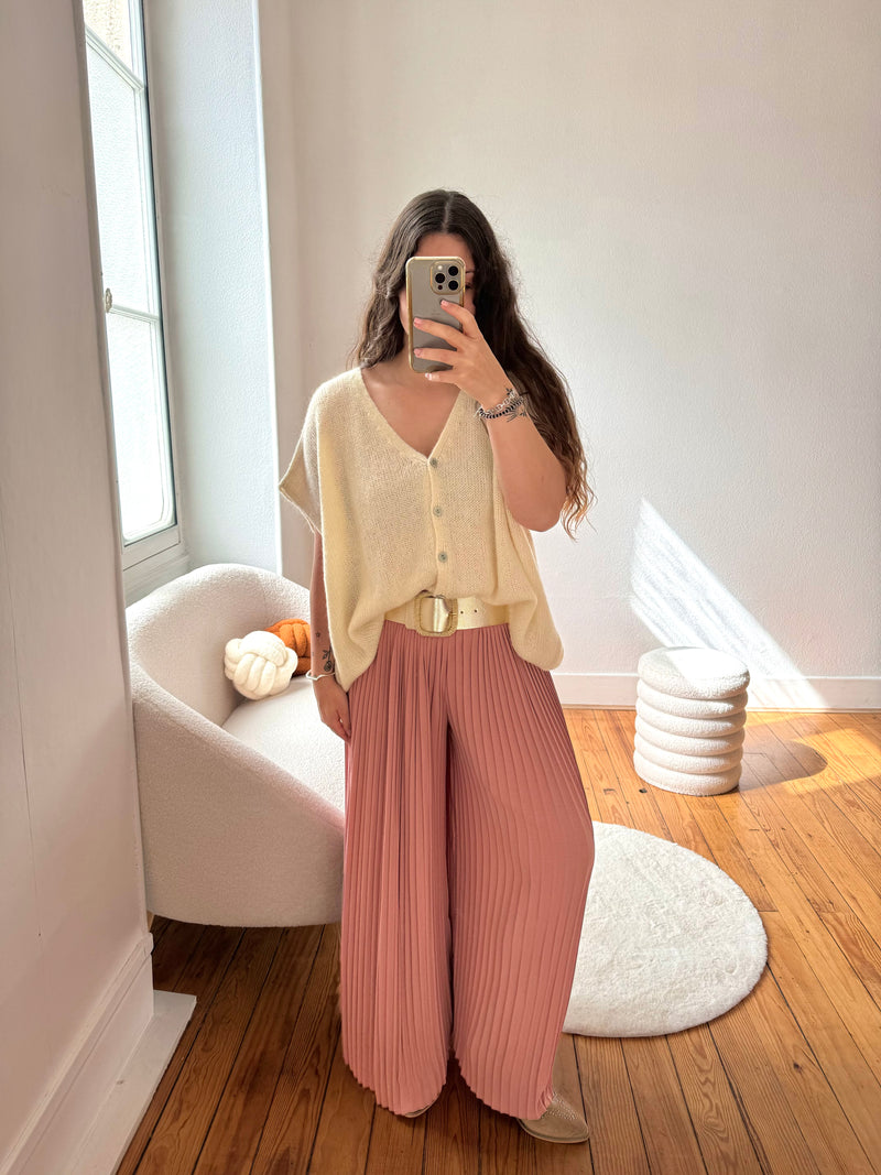 PANTALON AMPLE ROSE