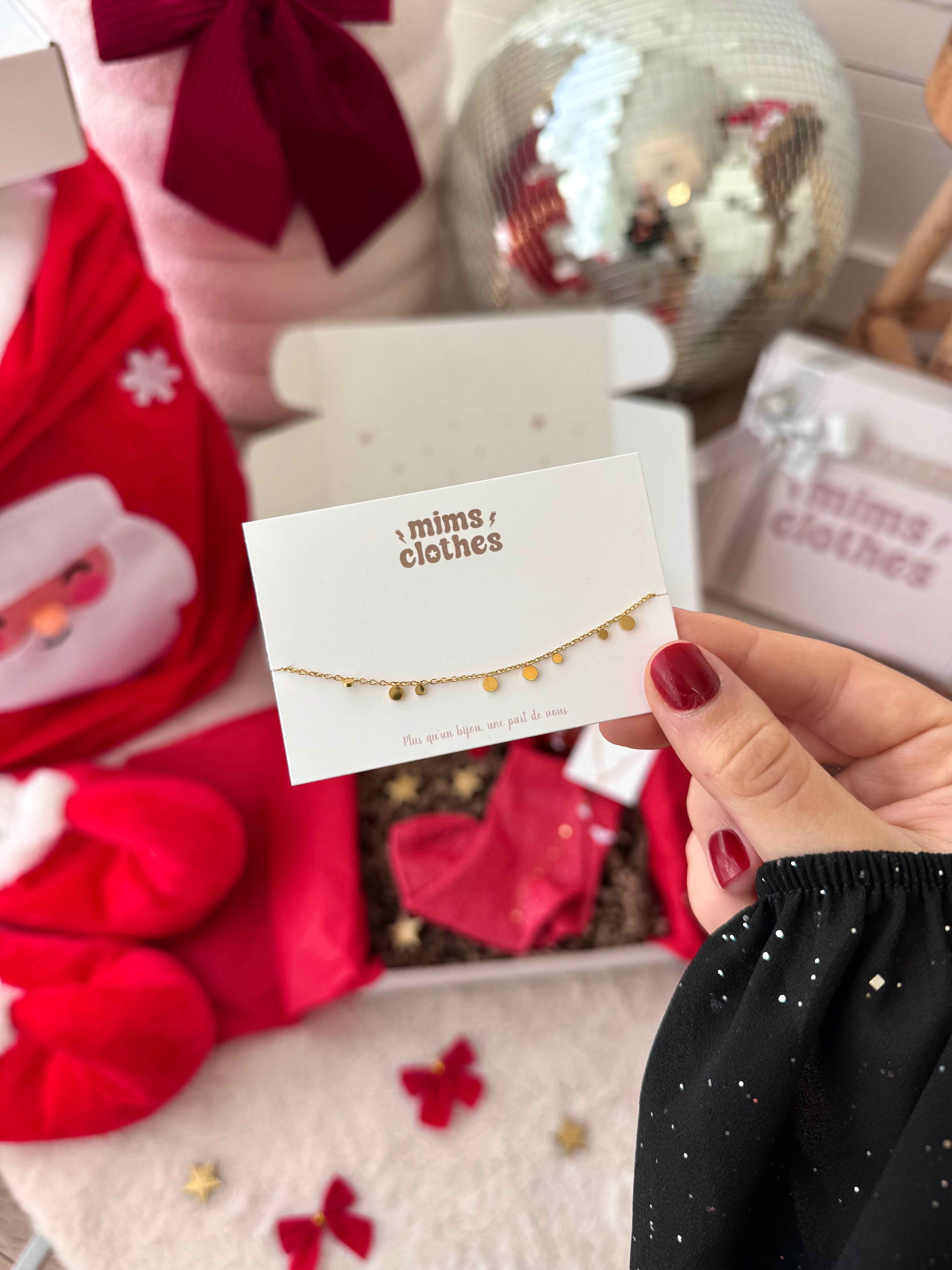 COFFRET NOEL DORÉ OU ARGENTÉ ( 4 cadeaux )