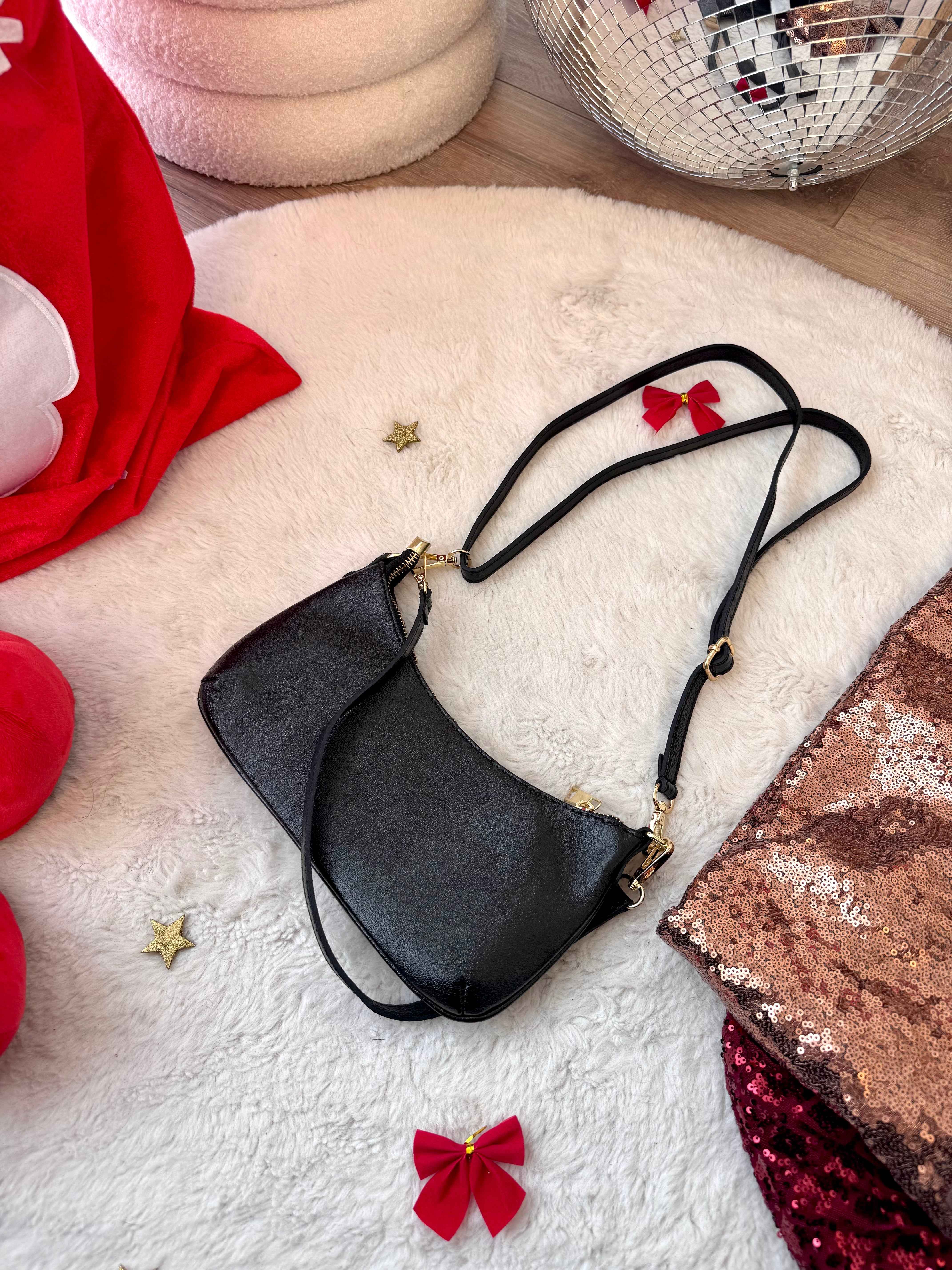 SAC STAR NOIR 100% CUIR