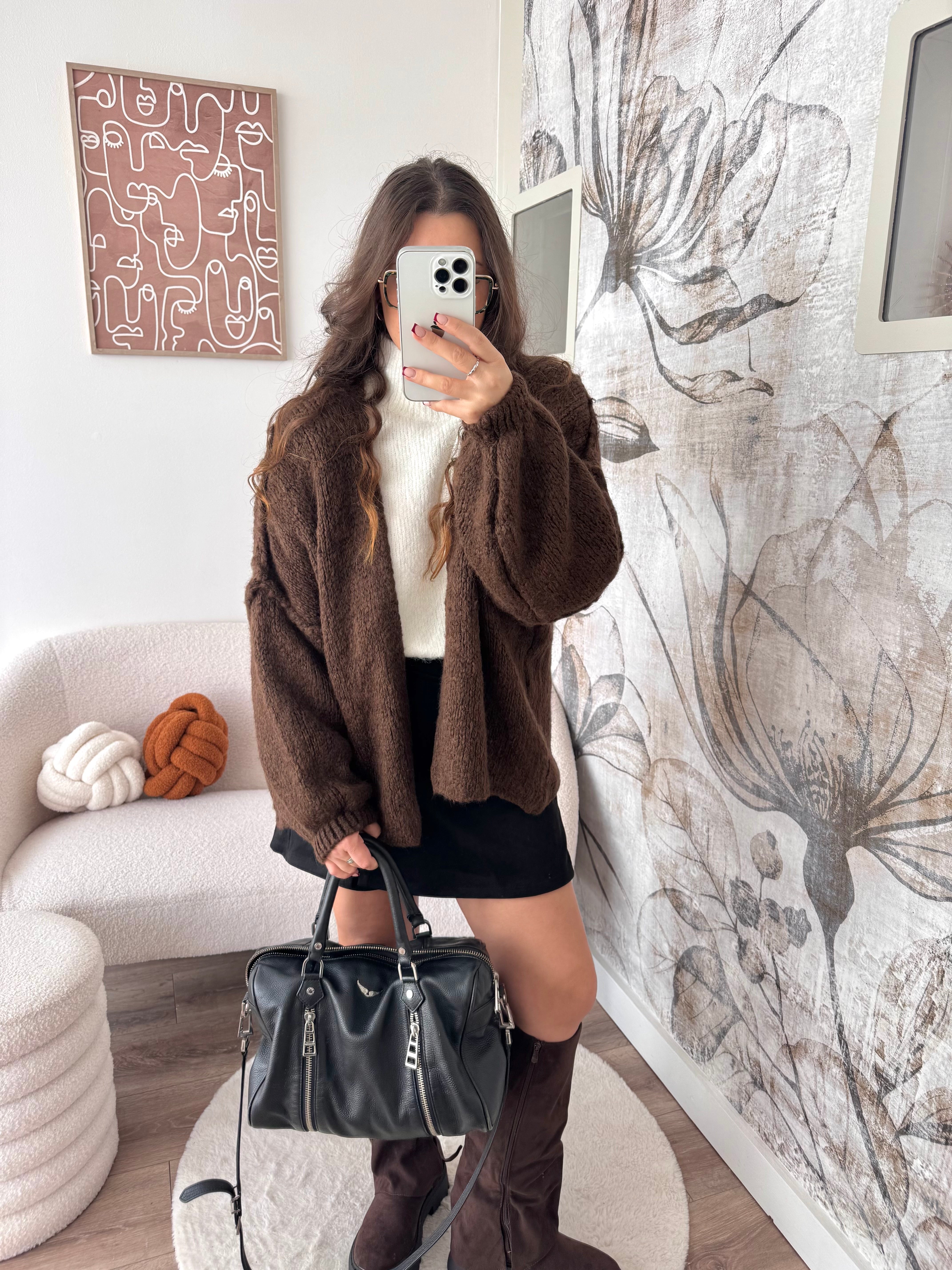 VESTE LÉA CHOCOLAT