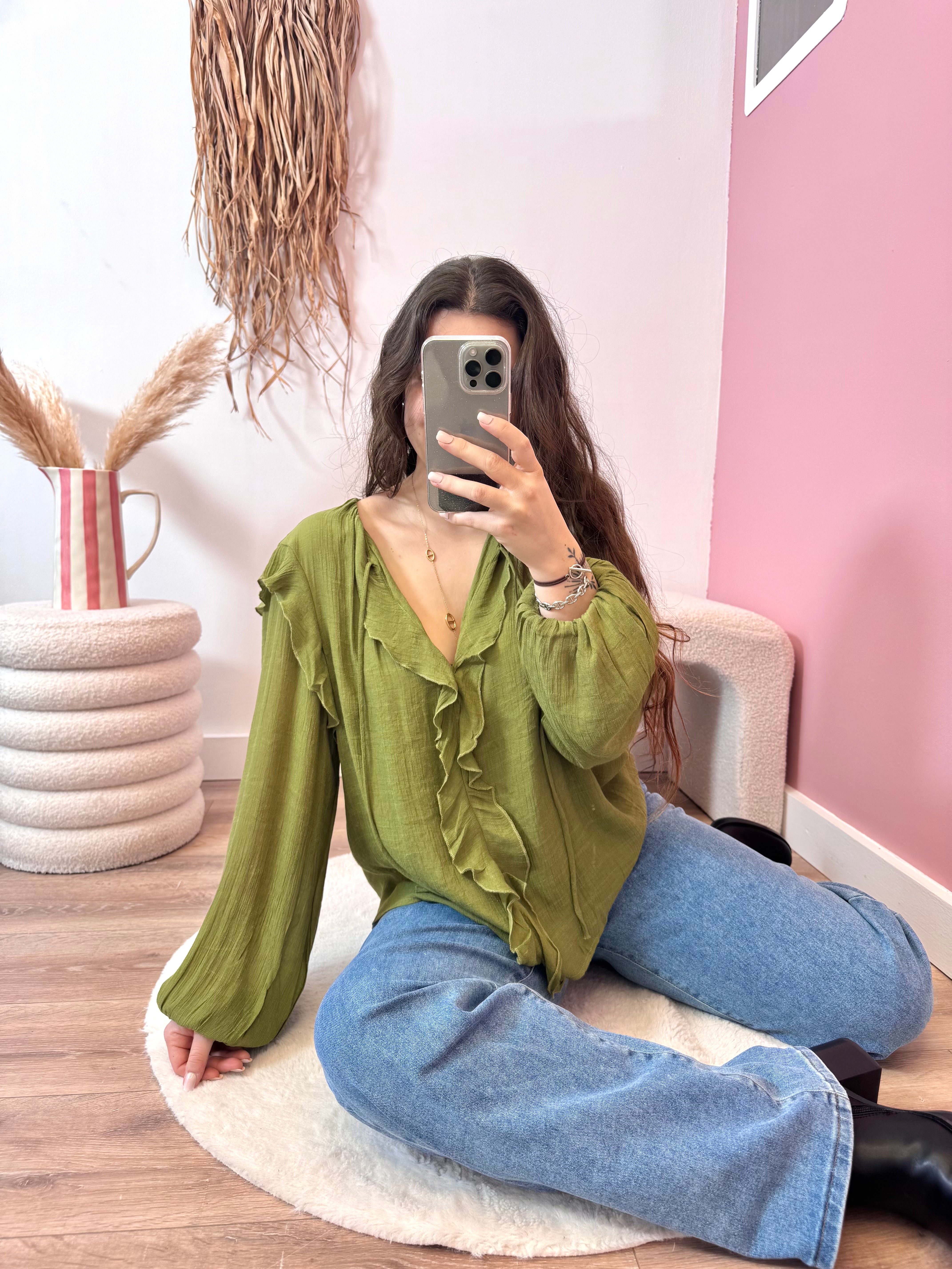 BLOUSE OLIVE
