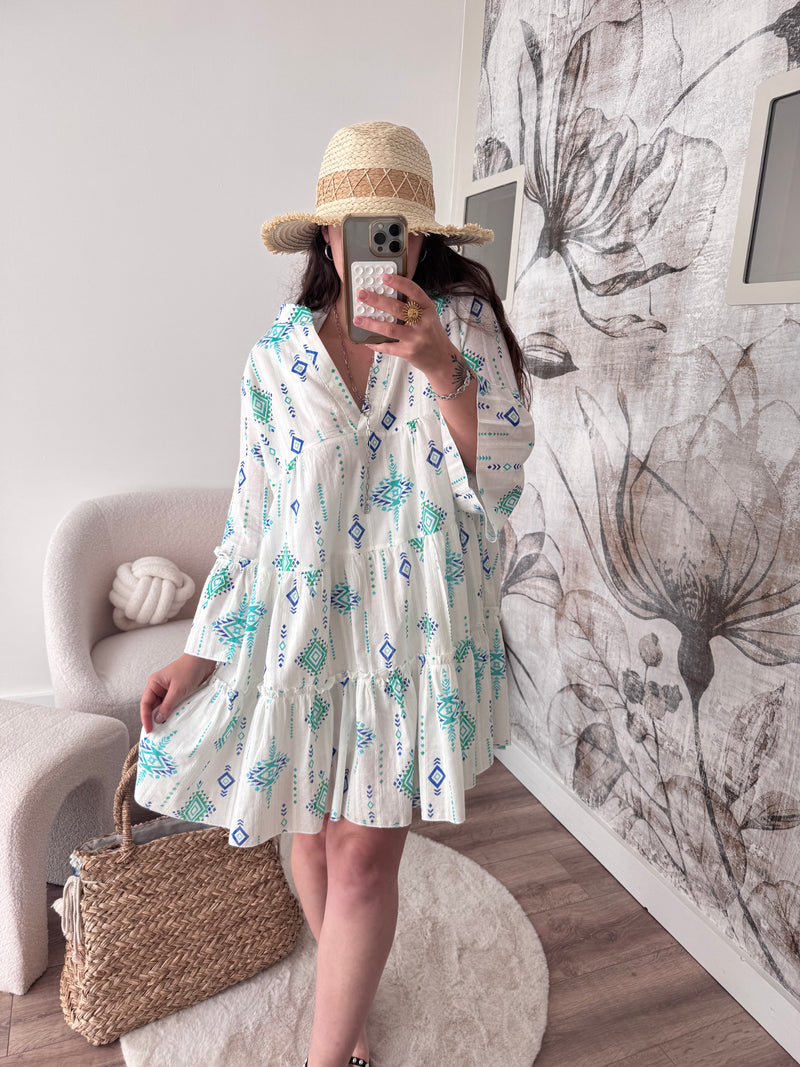 ROBE TURQUOISE
