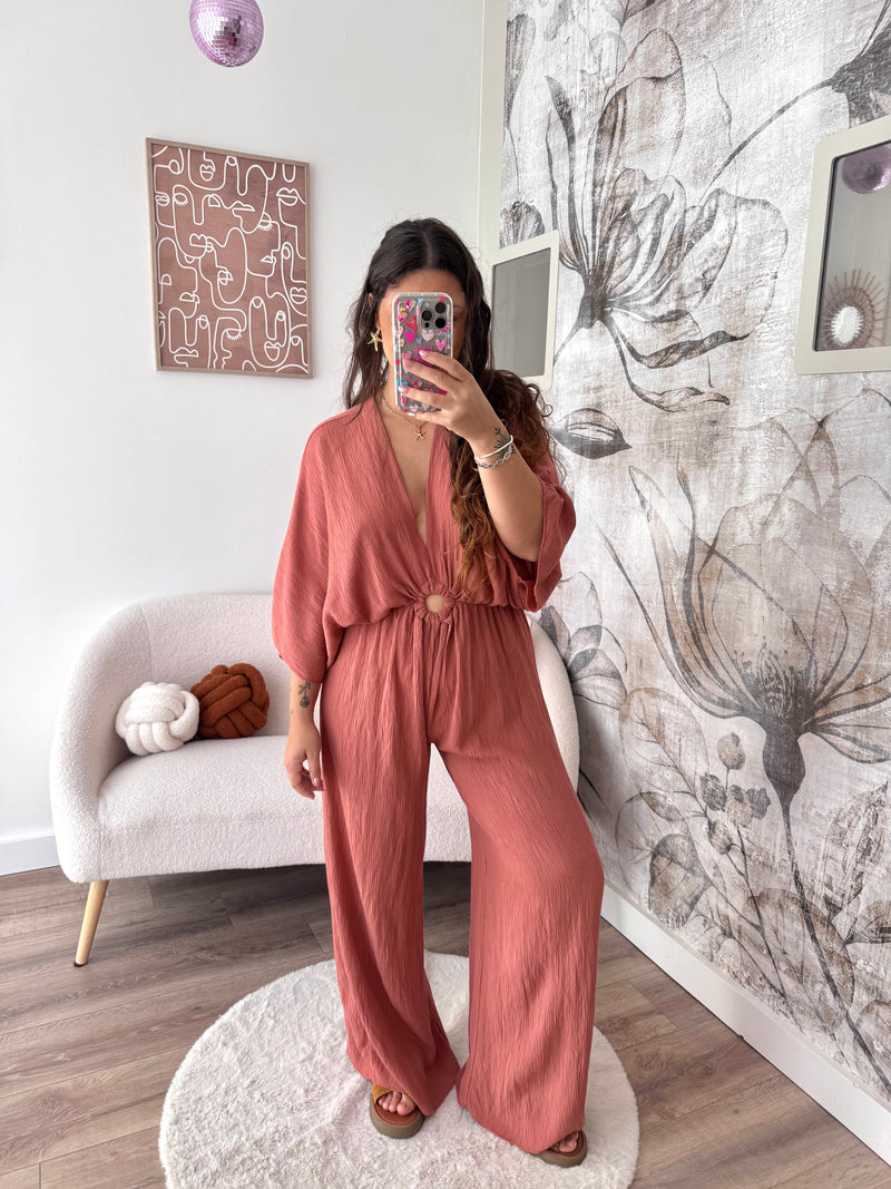 COMBINAISON MAYLA VIEUX ROSE
