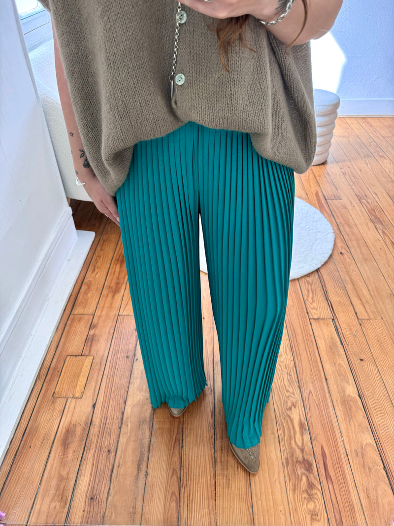 PANTALON AMPLE ÉMERAUDE