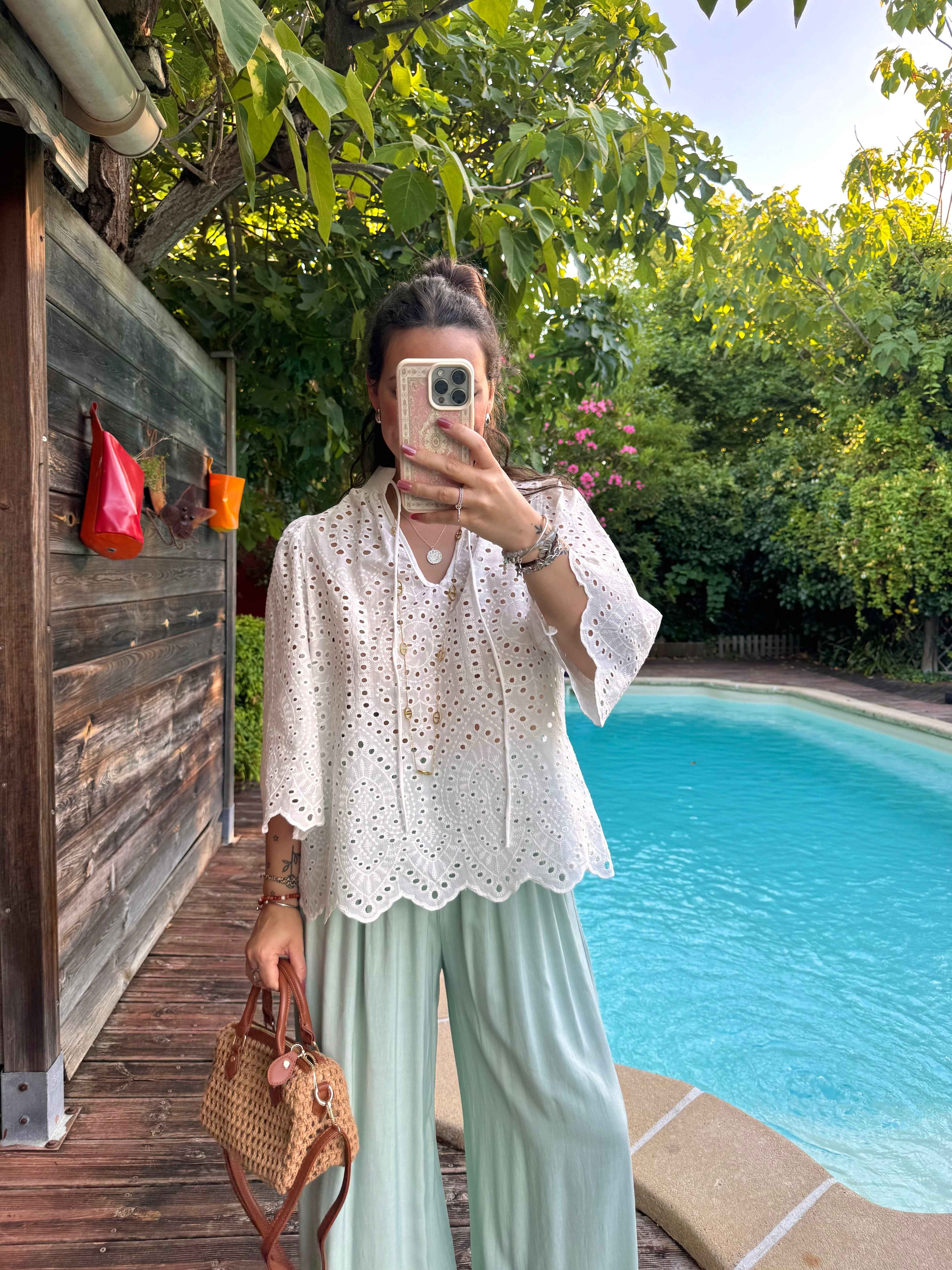 BLOUSE CLEM BLANCHE