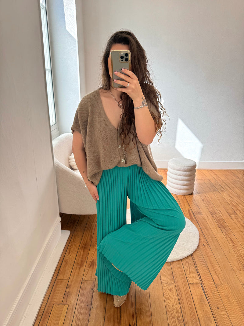 PANTALON AMPLE ÉMERAUDE