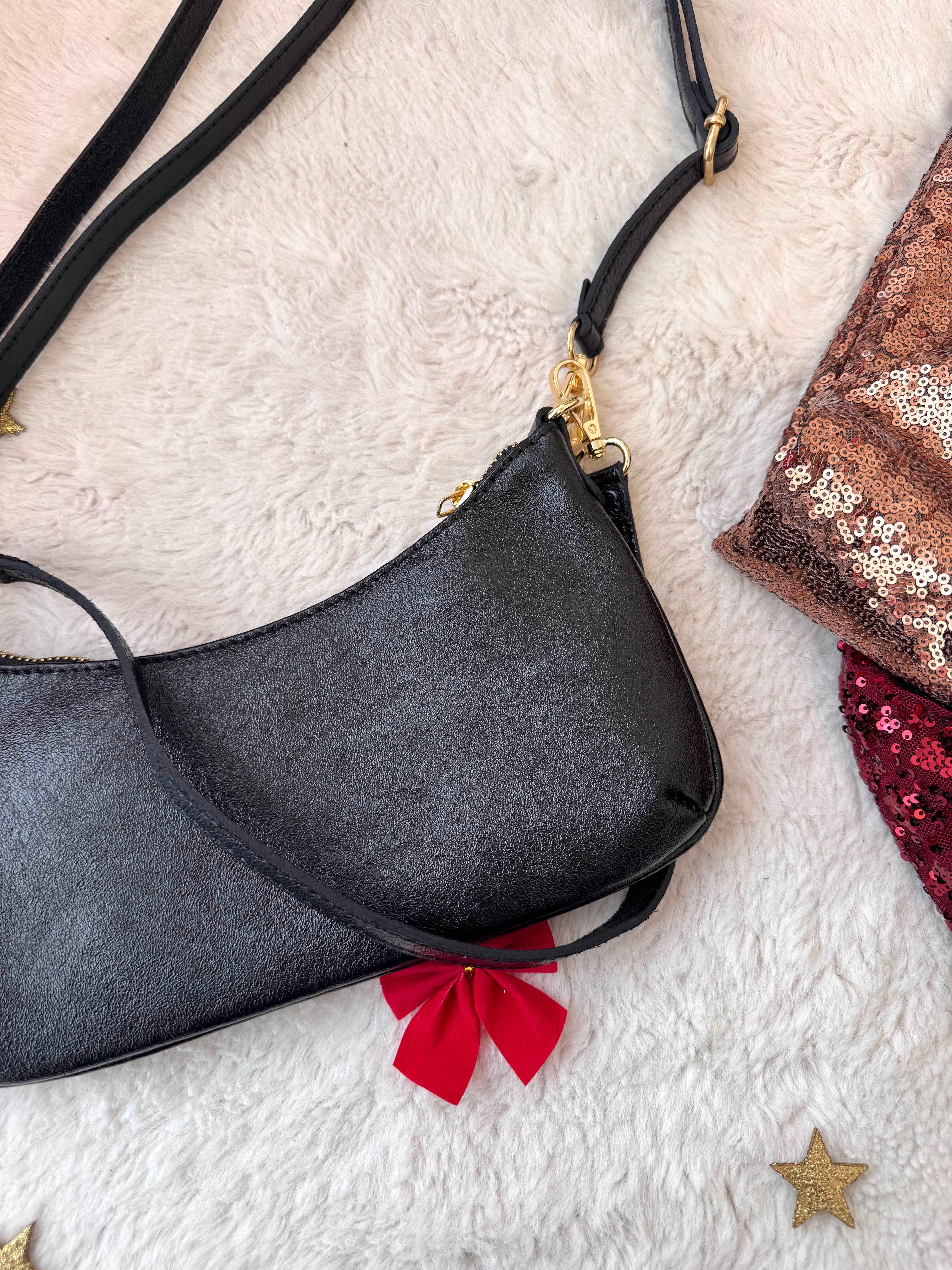 SAC STAR NOIR 100% CUIR