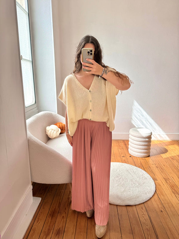 PANTALON AMPLE ROSE