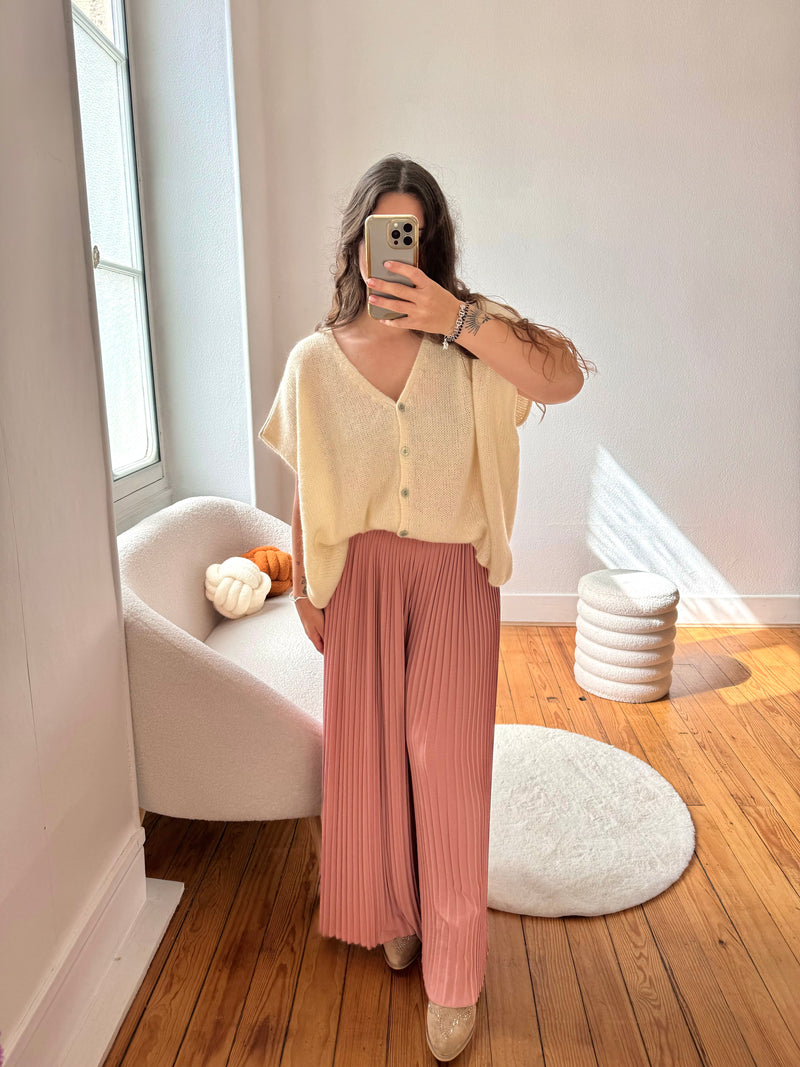 PANTALON AMPLE ROSE