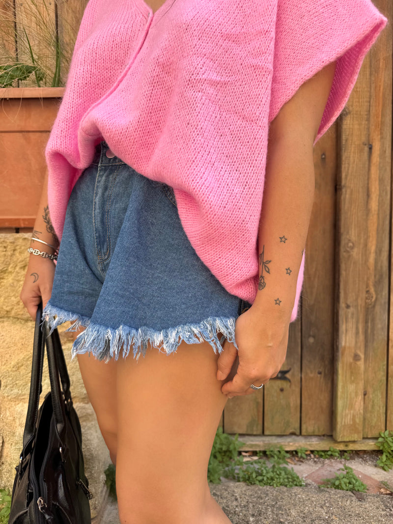 SHORT LISA BLEU