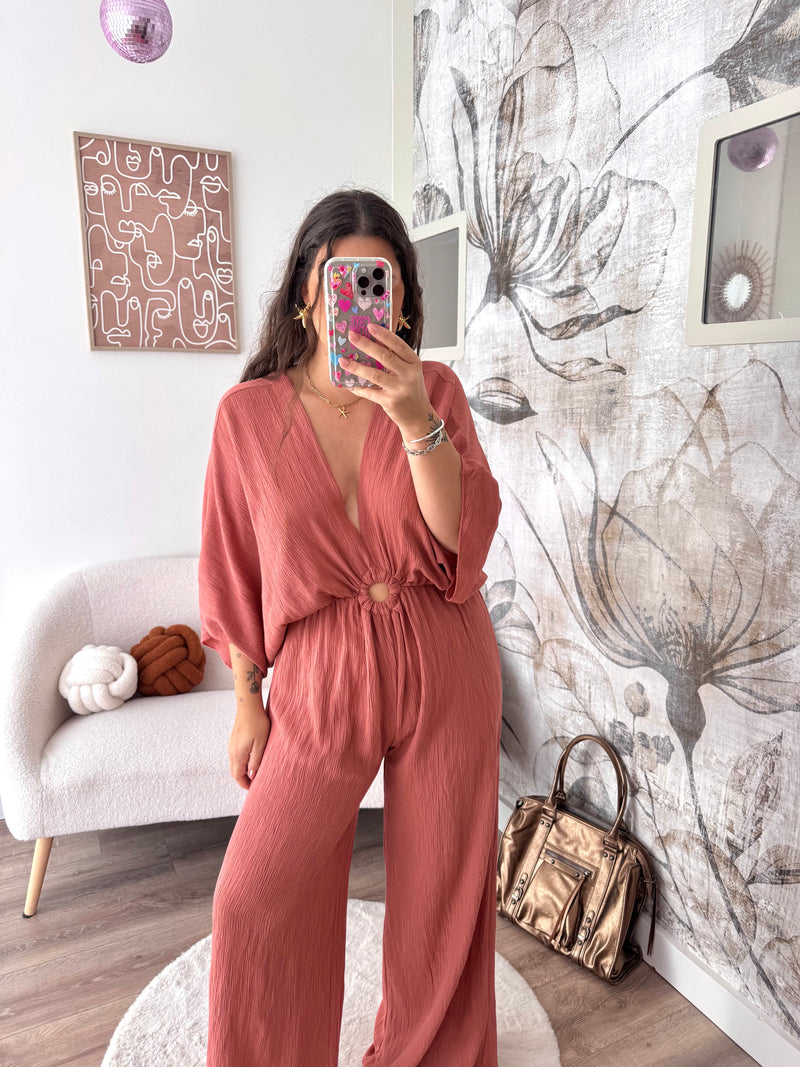 COMBINAISON MAYLA VIEUX ROSE