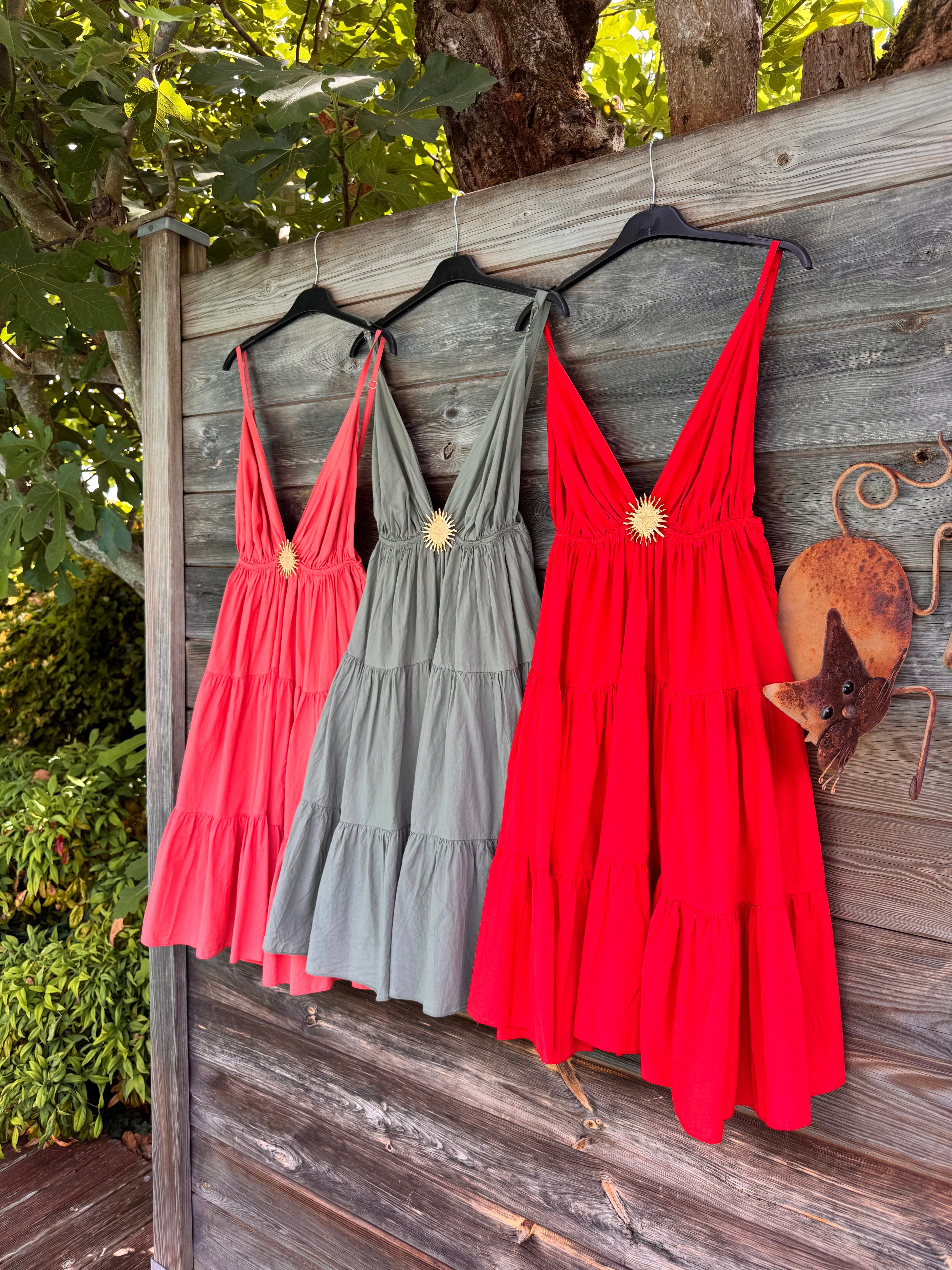 ROBE SOLEIL COURTE ( 3 coloris )