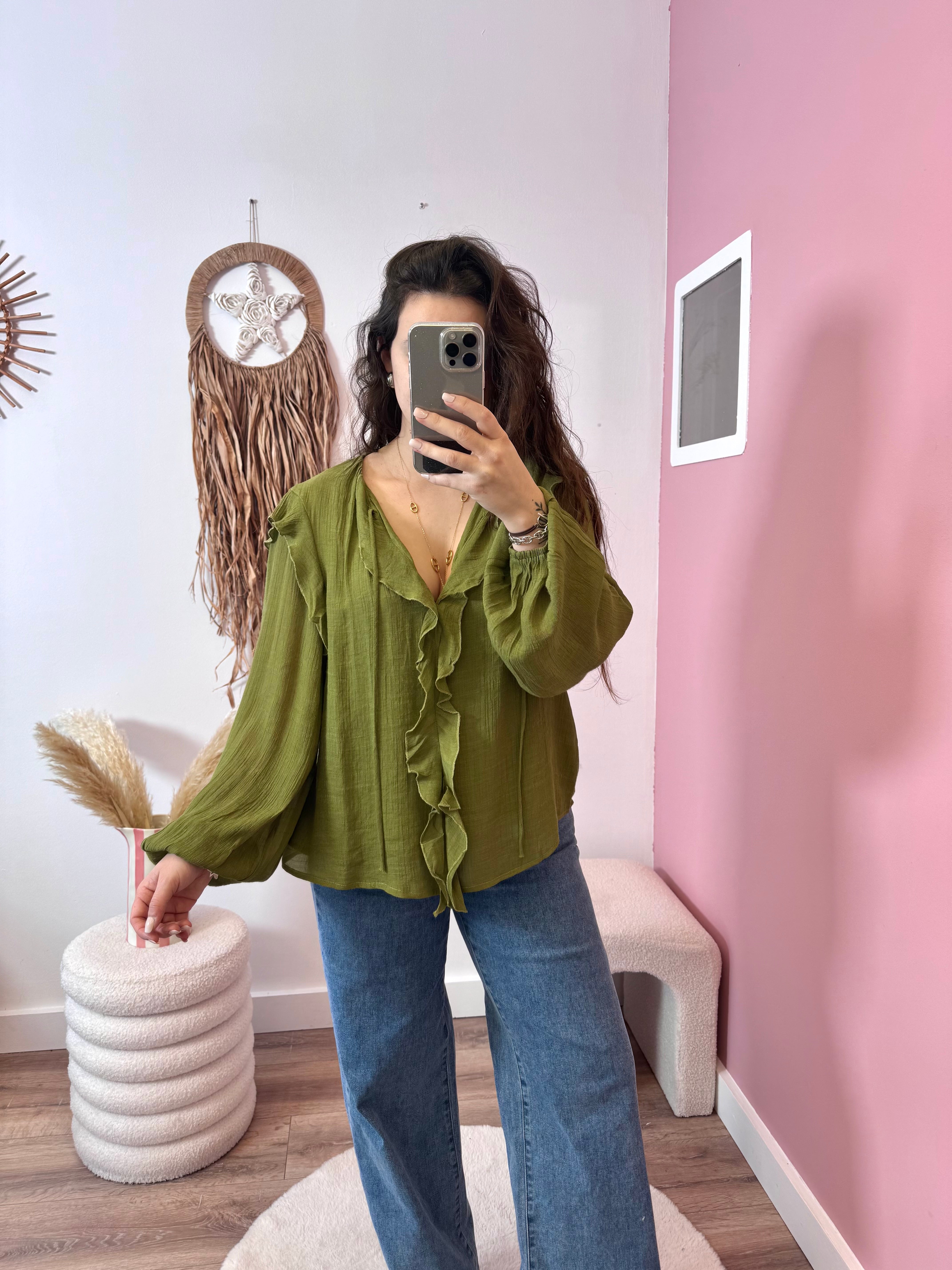 BLOUSE OLIVE