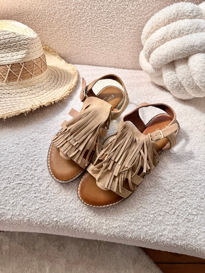 SANDALES BEIGE