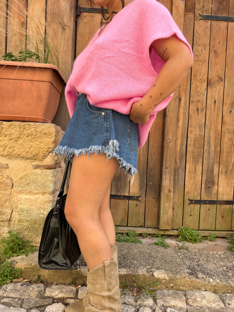 SHORT LISA BLEU