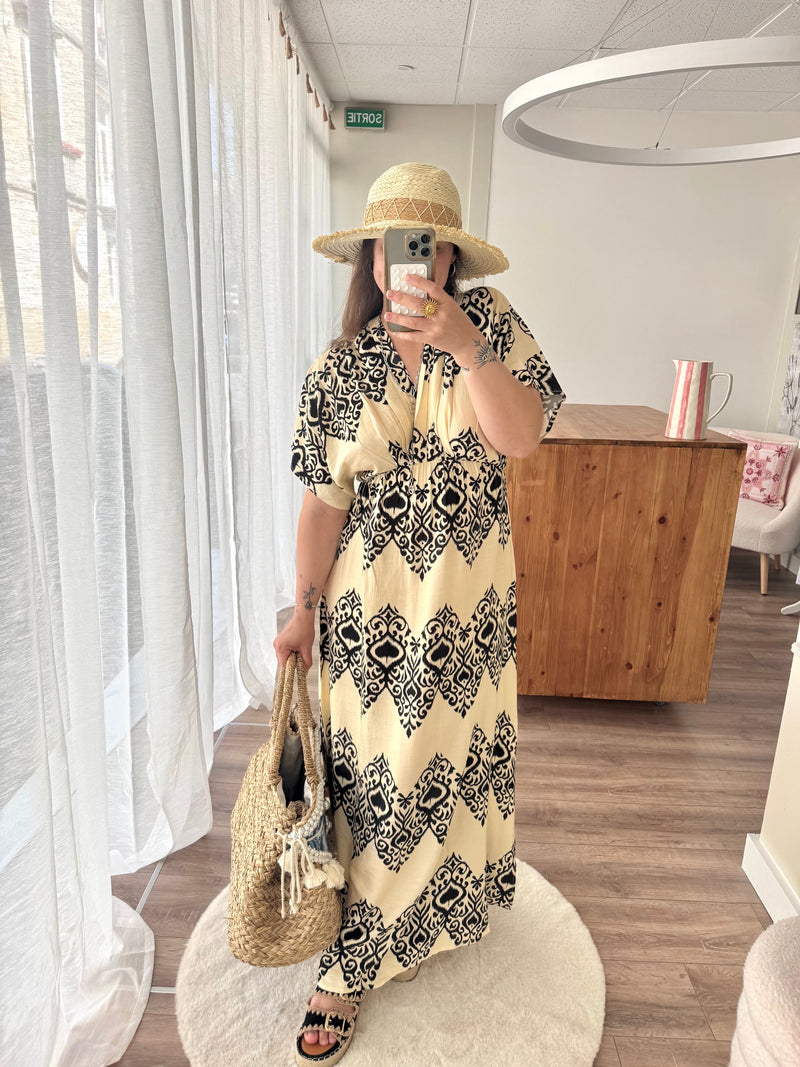 ROBE LONGUE BOHÈME NOIR