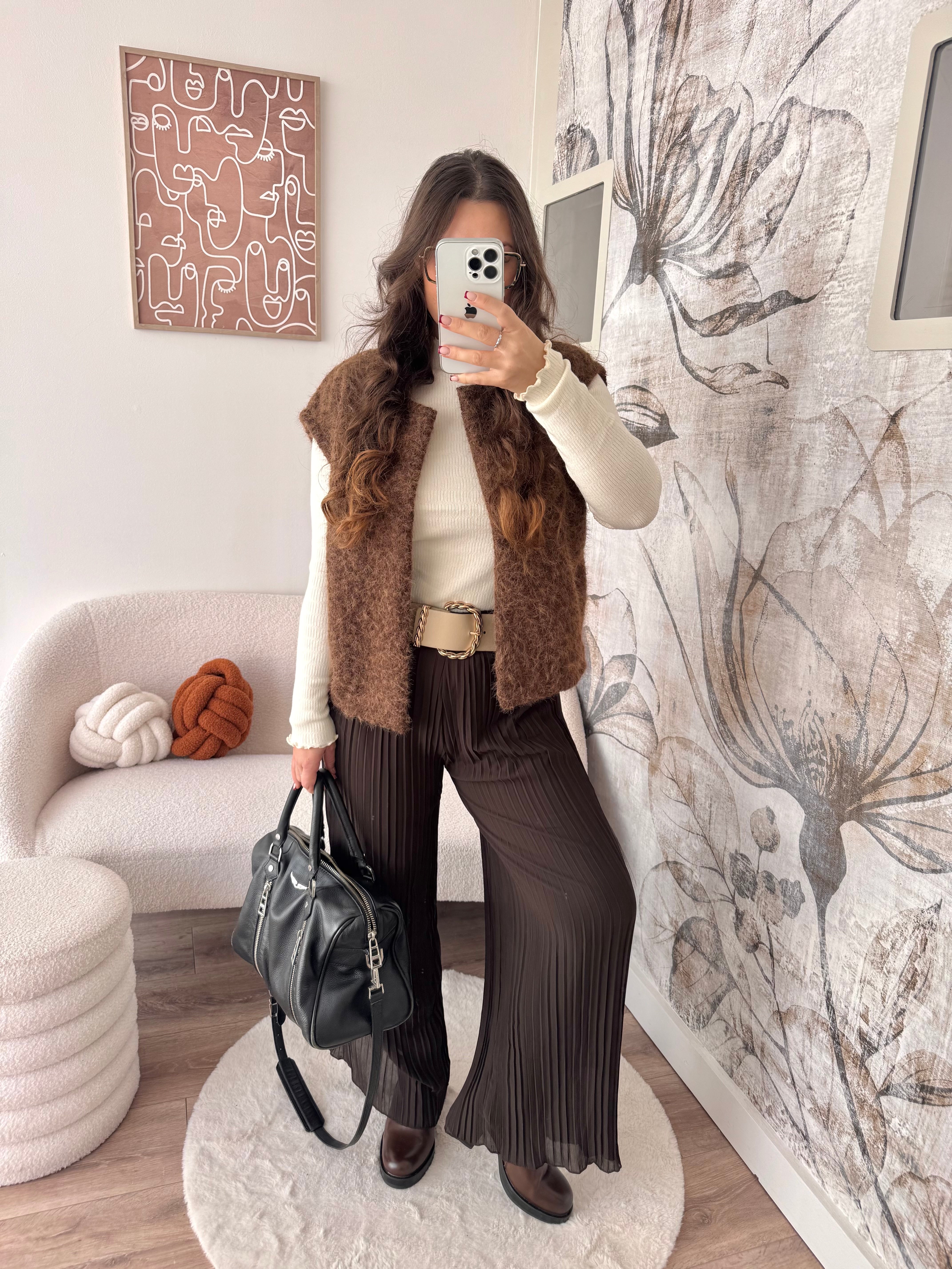 PANTALON LOLA MARRON
