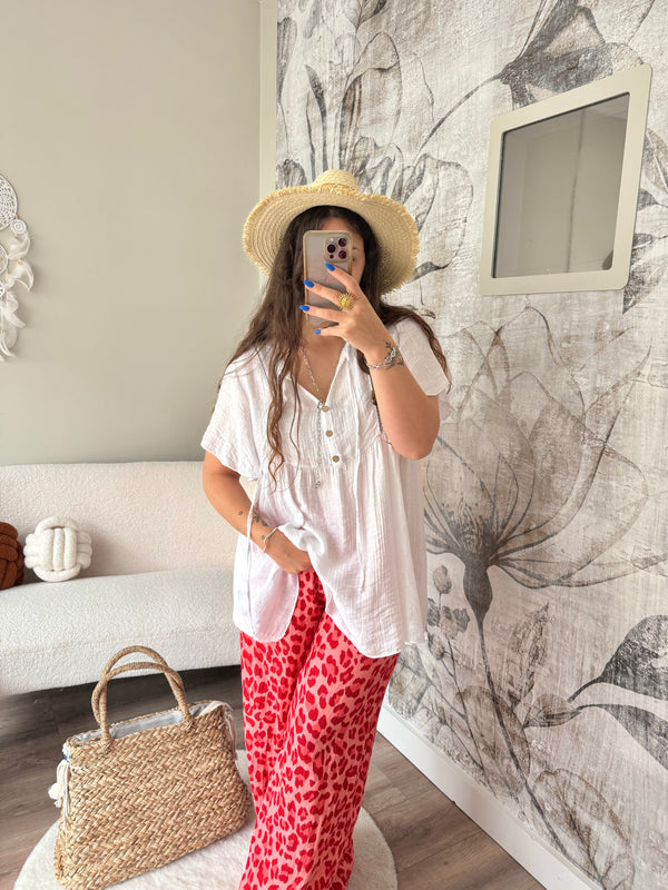 BLOUSE FLUIDE BLANCHE