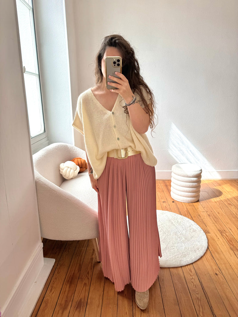 PANTALON AMPLE ROSE