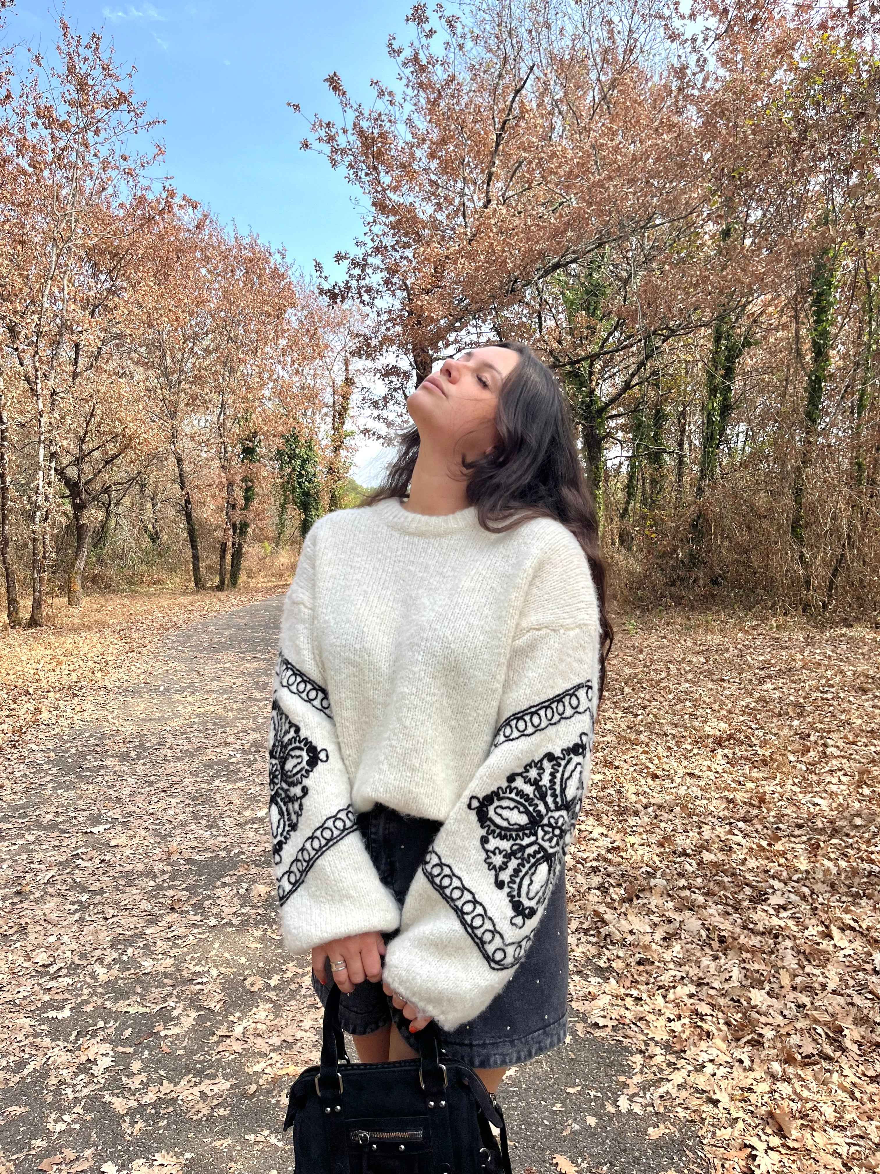 PULL BOHÈME BEIGE
