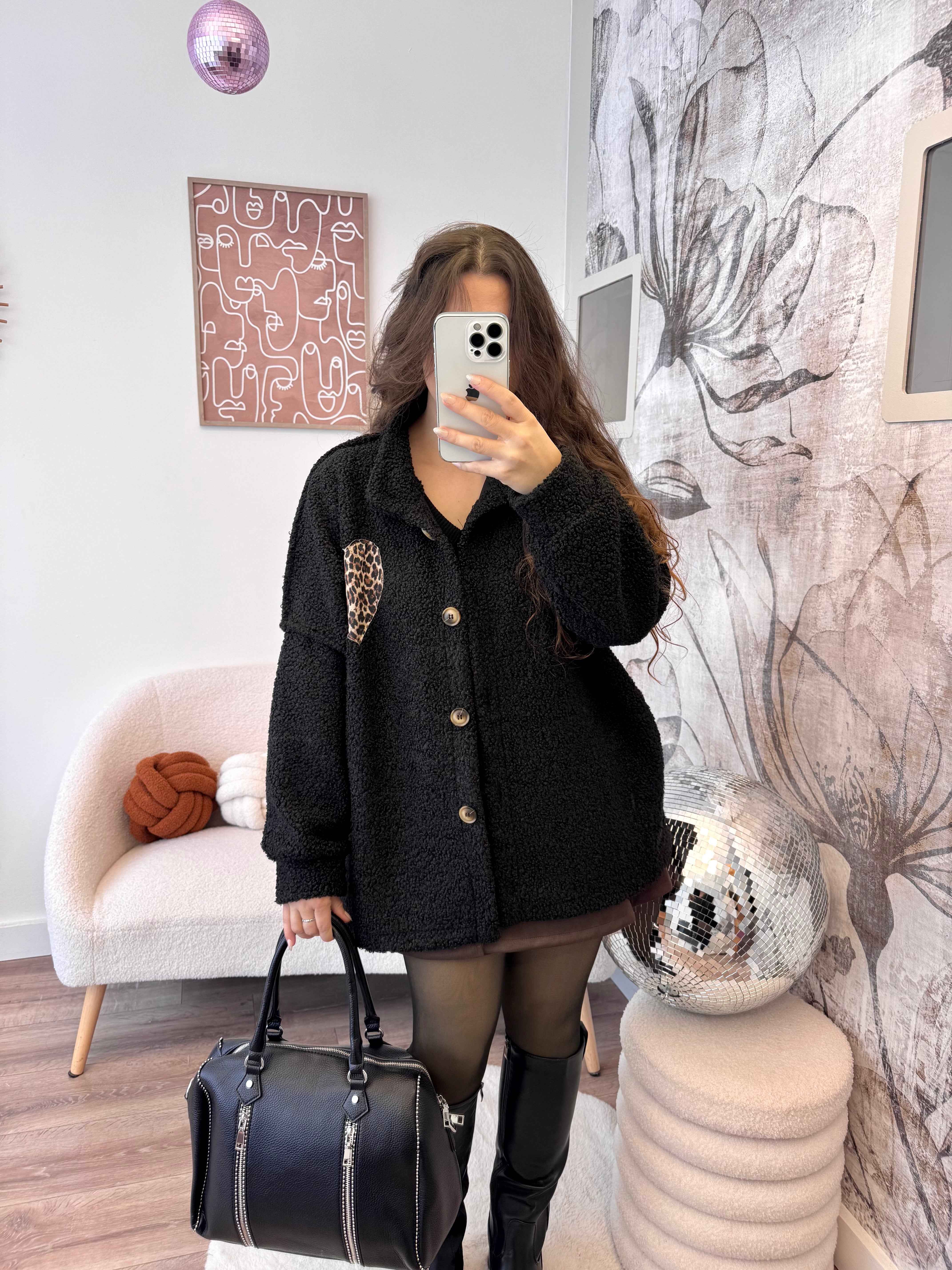 VESTE MOUMOUTE NOIRE