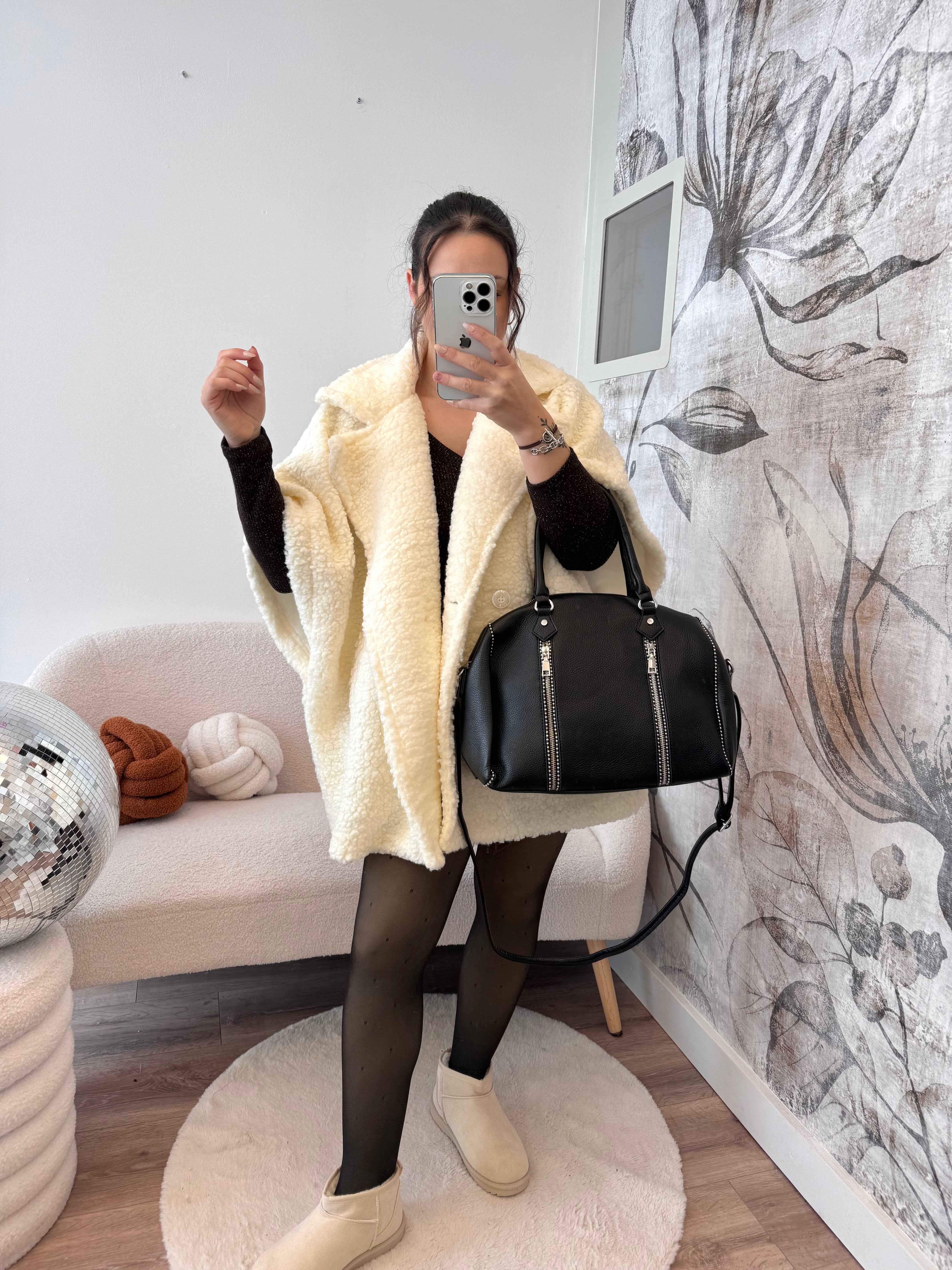 GILET MOUMOUTE SANS MANCHE BEIGE