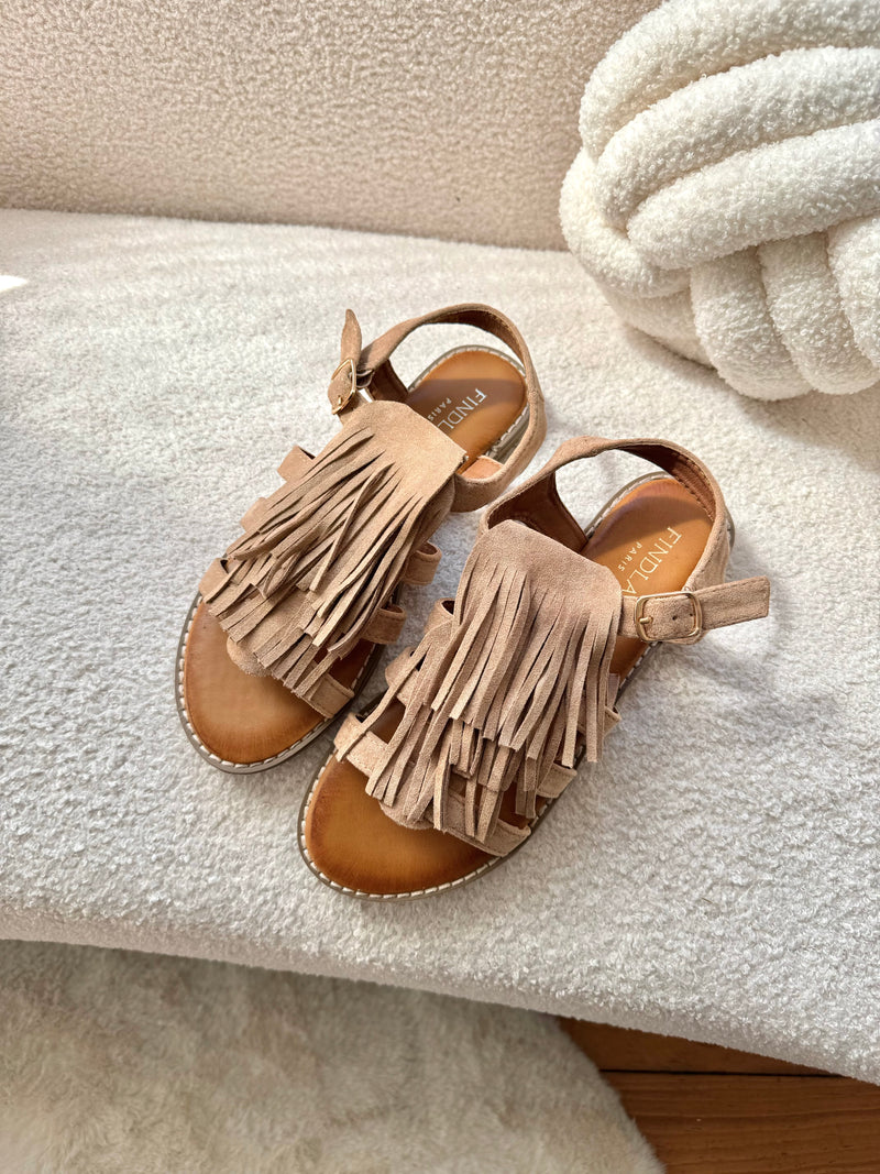 SANDALES BEIGE