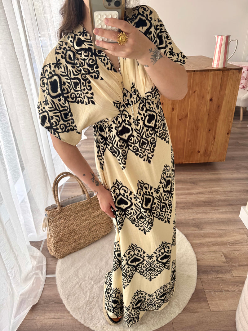 ROBE LONGUE BOHÈME NOIR