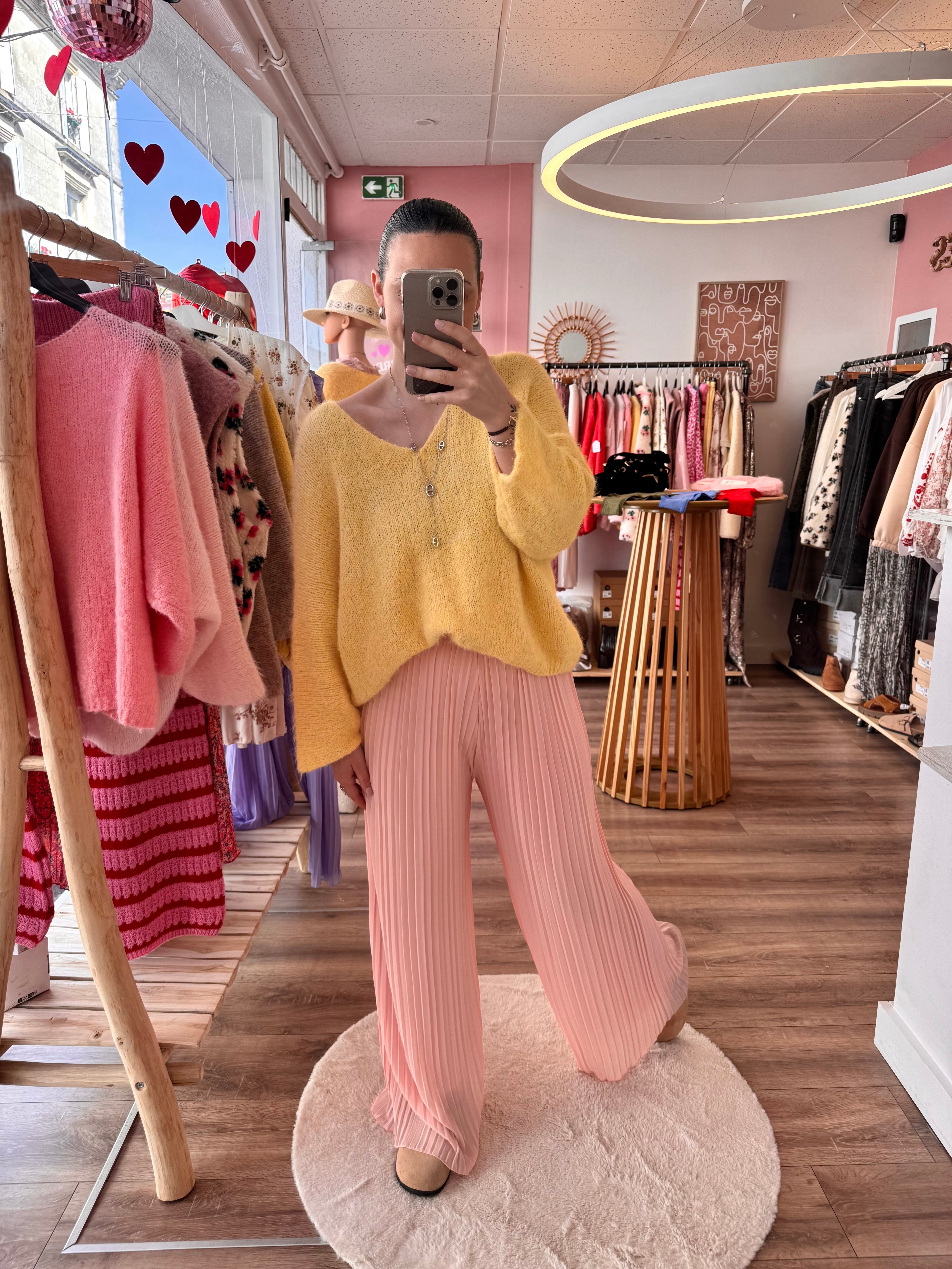 PANTALON LOLA ROSE CLAIR