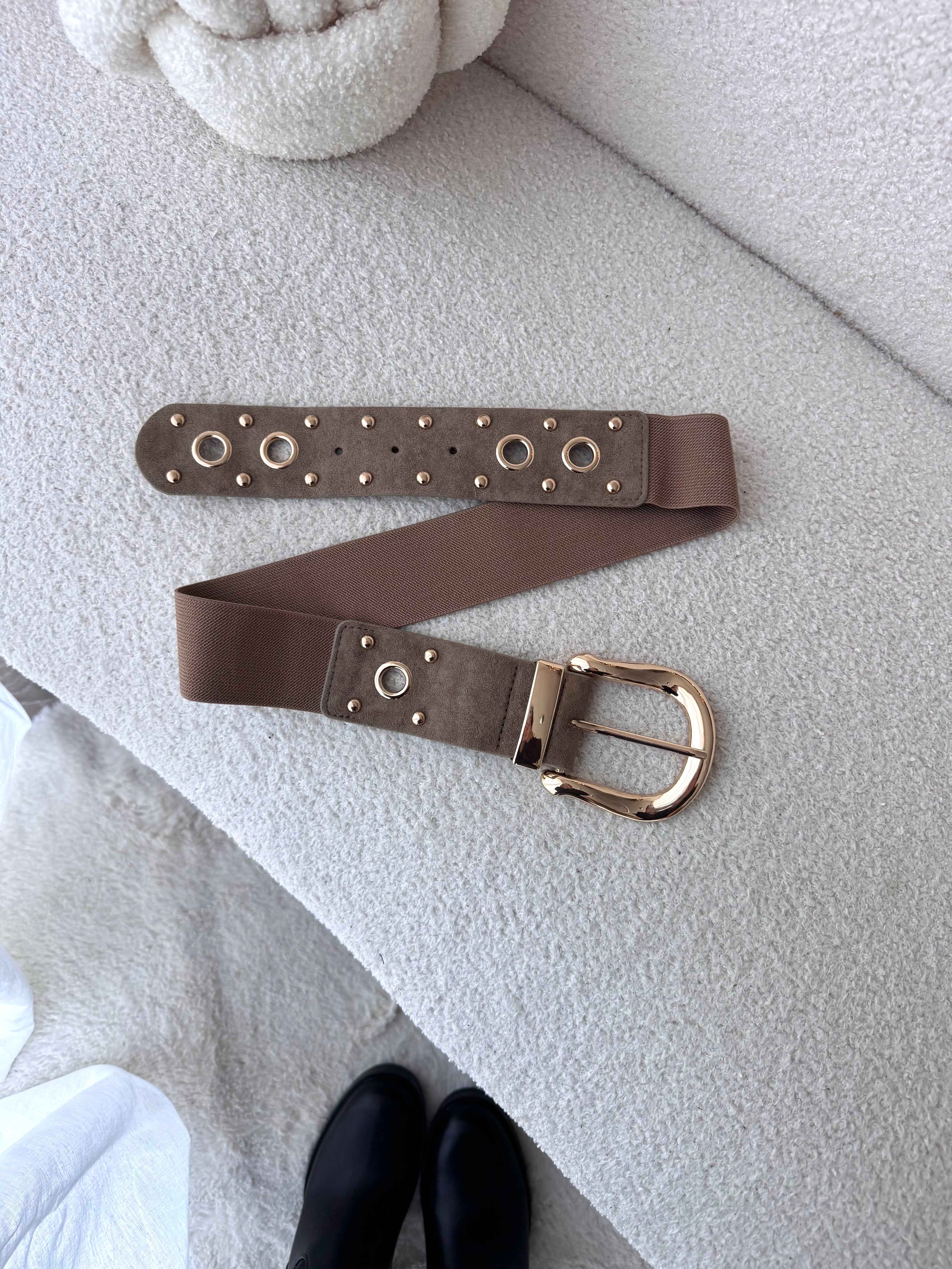 CEINTURE BEIGE CLOUS