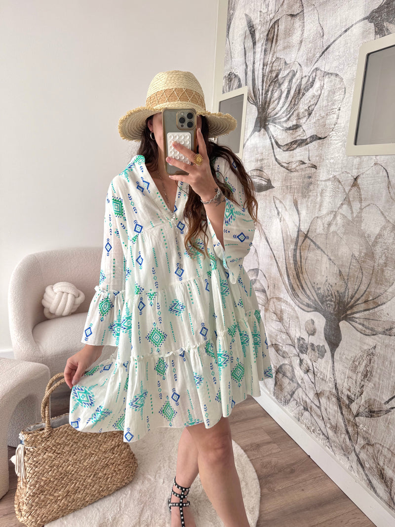 ROBE TURQUOISE