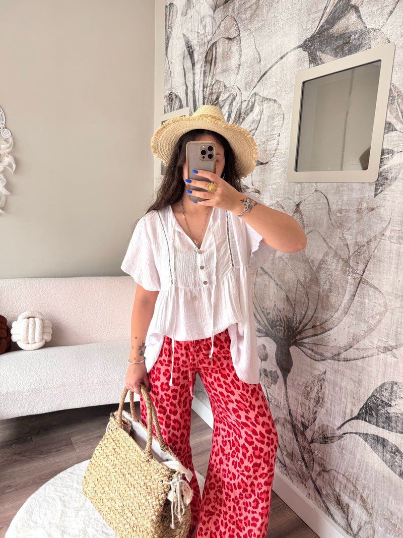 BLOUSE FLUIDE BLANCHE