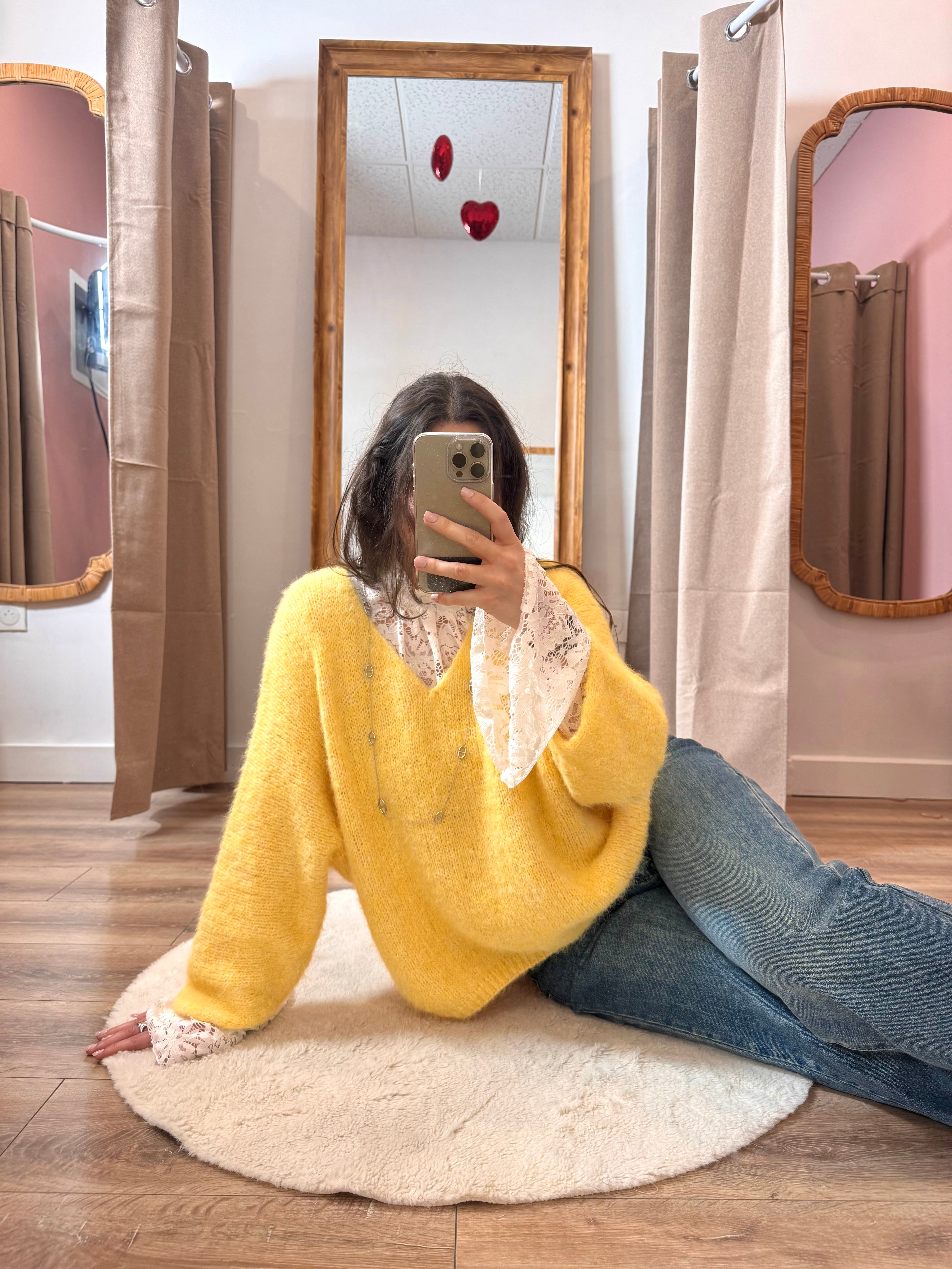 PULL ARIA JAUNE