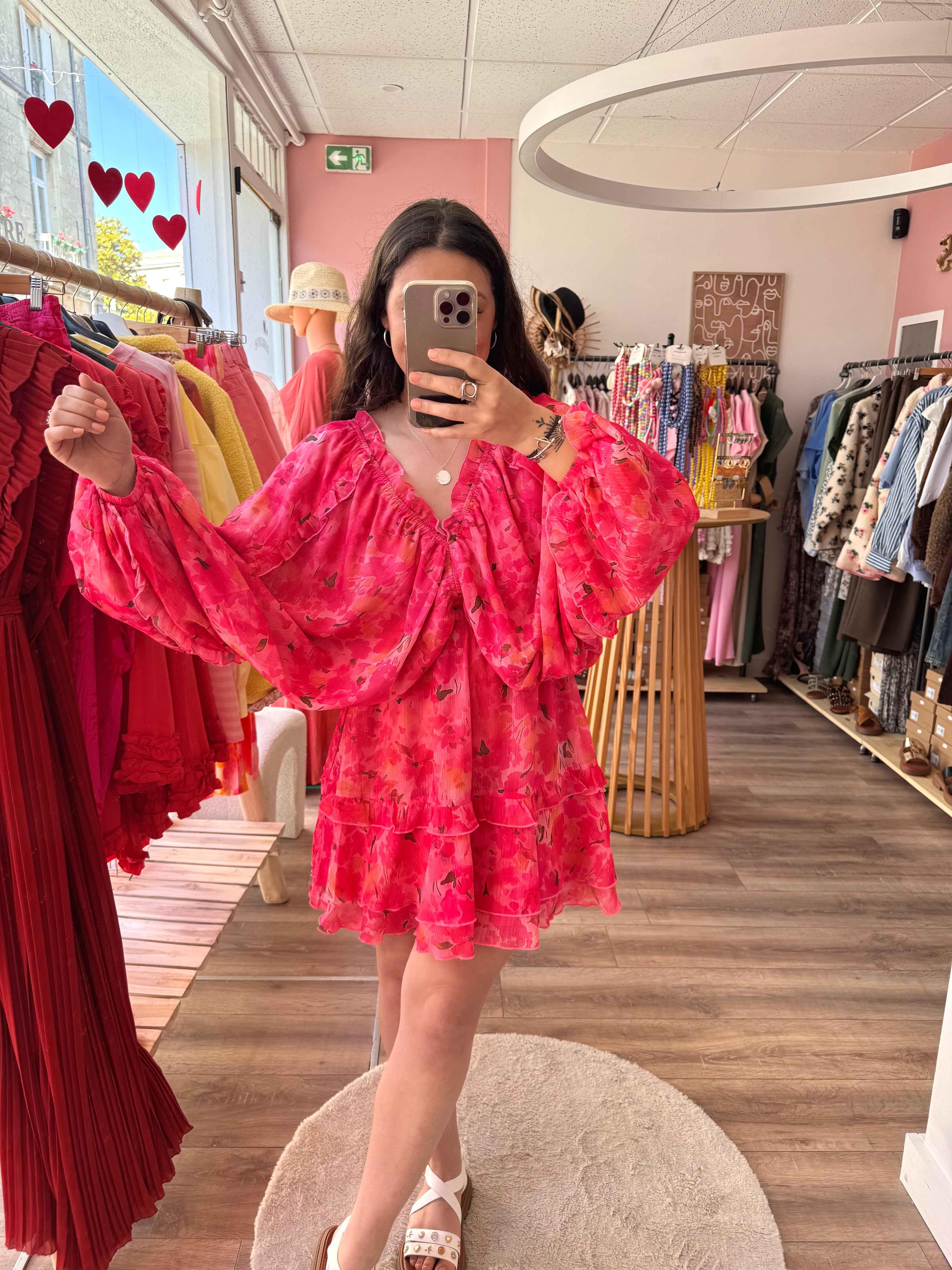 ROBE ROSE BALLON