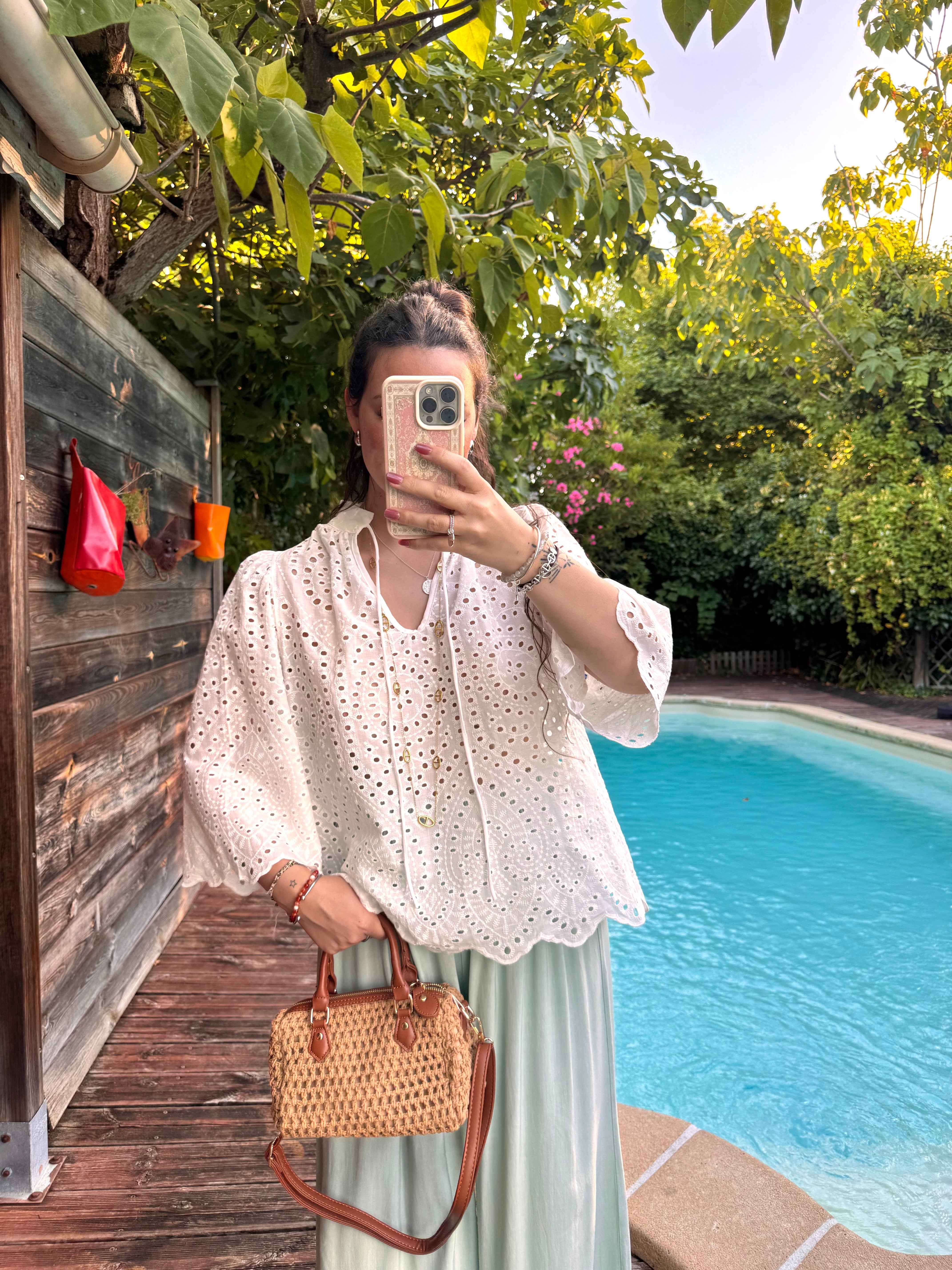 BLOUSE CLEM BLANCHE