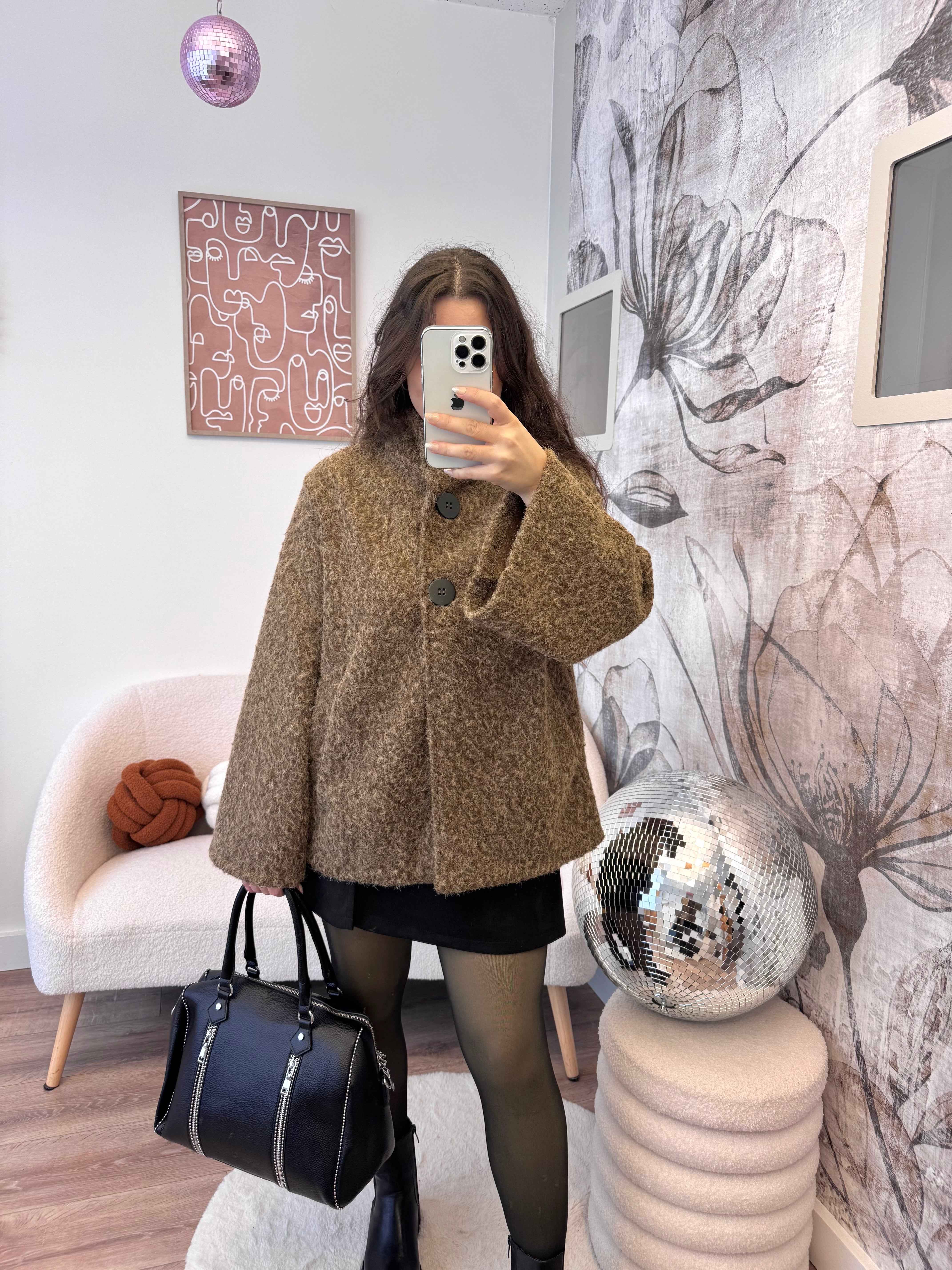 VESTE PALOMA CHOCO 100% COTON