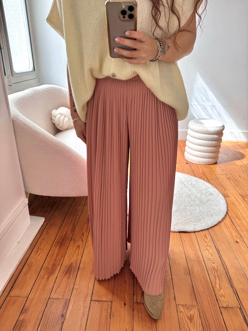 PANTALON AMPLE ROSE