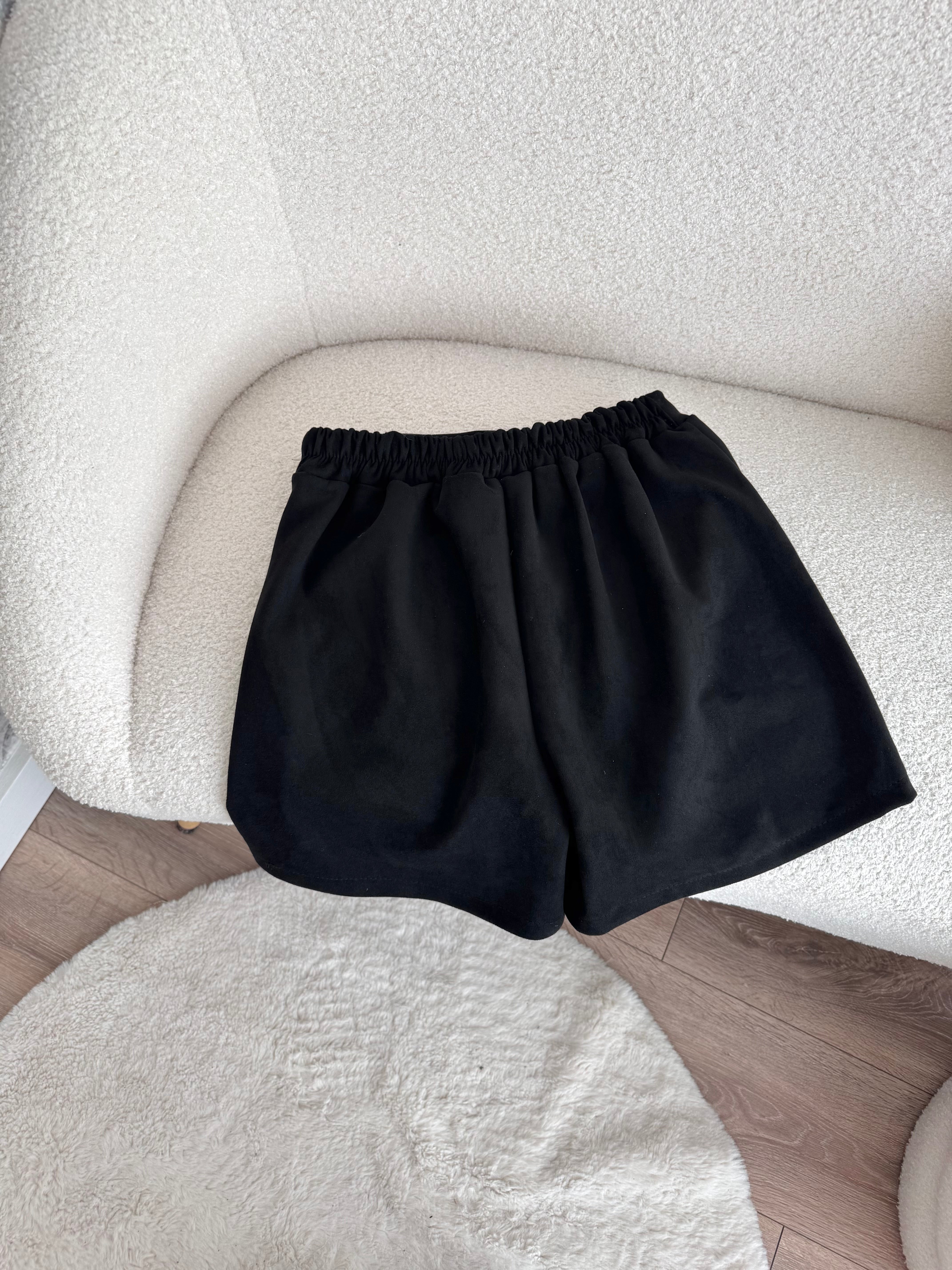 JUPE/SHORT NOIR