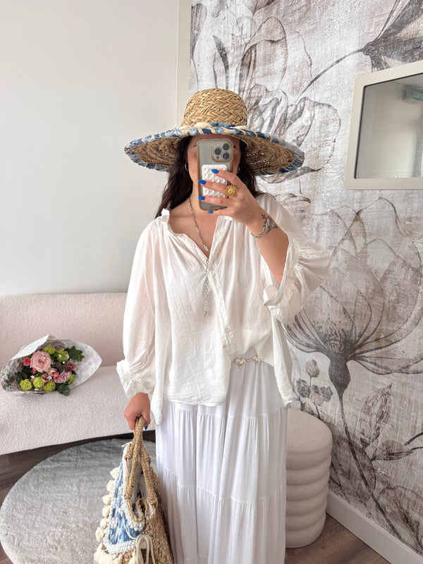 BLOUSE BLANCHE BOHÈME