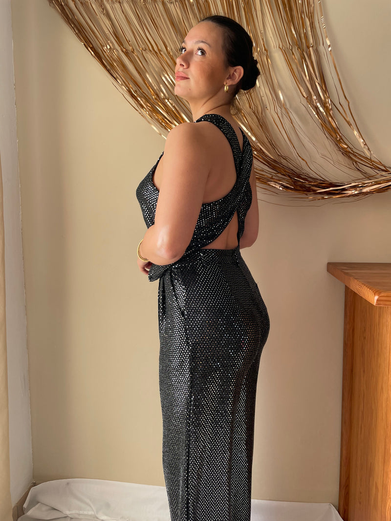 PANTALON FLUIDE PAILLETE MIM S CLOTHES