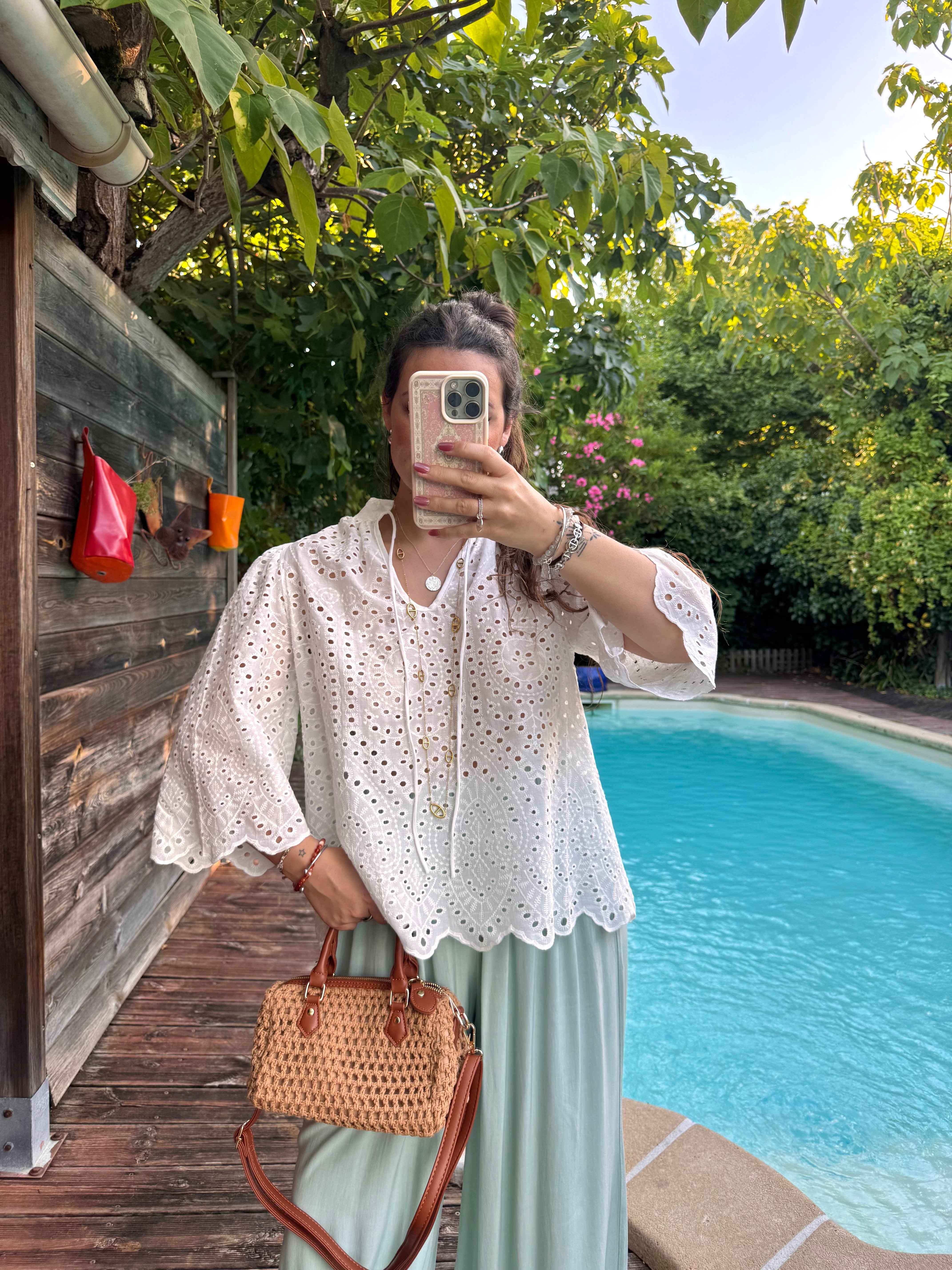 BLOUSE CLEM BLANCHE