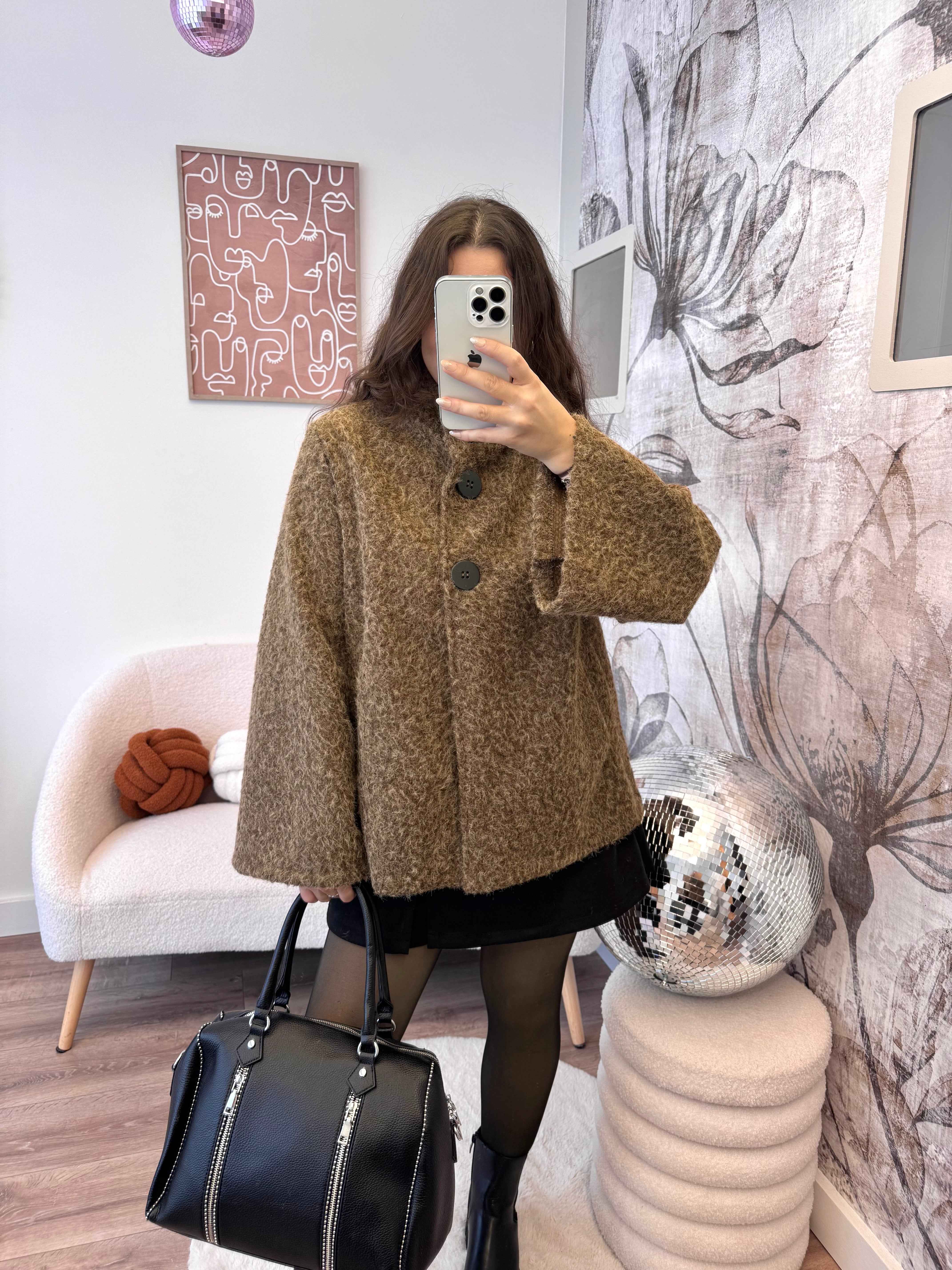 VESTE PALOMA CHOCO 100% COTON